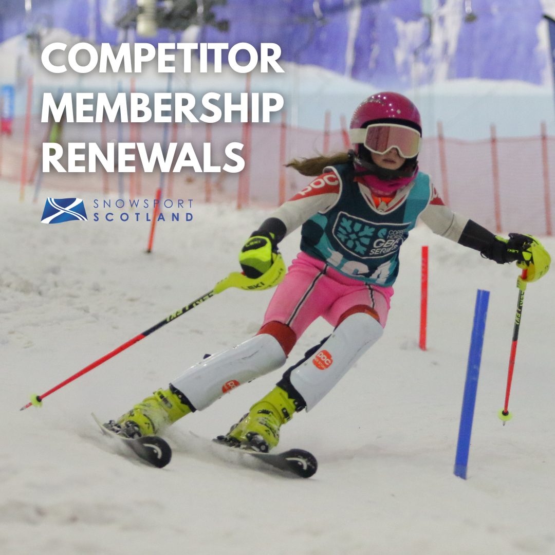 RENEW YOUR COMPETITOR MEMBERSHIP AHEAD OF SERIES START