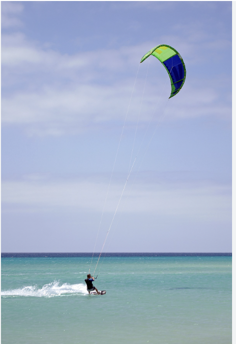 KITE SURFING AT LONG BEACH