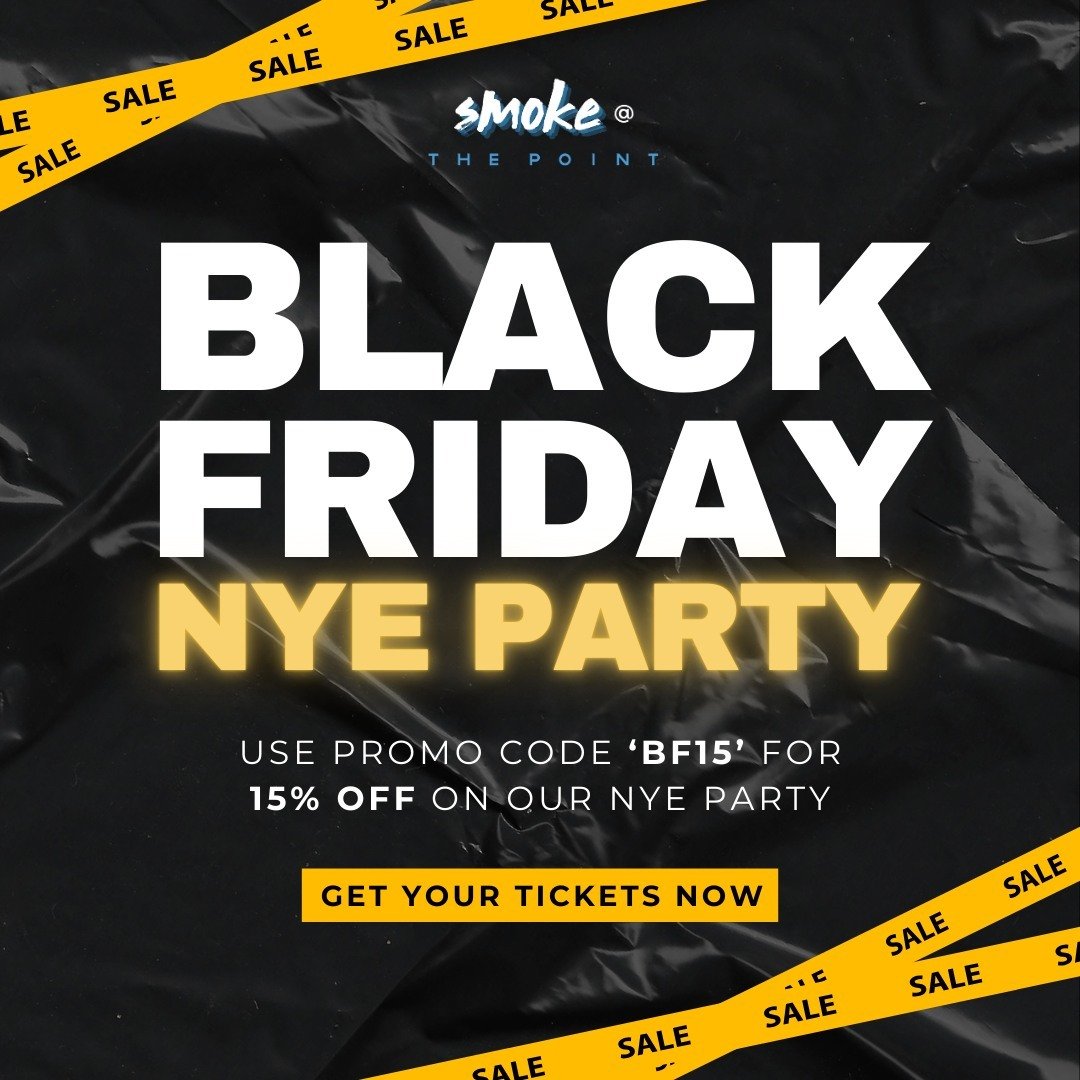 🎉 Black Friday Alert! 🎉 Ready to ring in 2025 in style? 🥂 For a limited time only, snag 15% OFF tickets to our NYE Party&mdash;your ultimate countdown destination! 💃✨

Don&rsquo;t let the ball drop on this deal&mdash;it&rsquo;s your chance to sav
