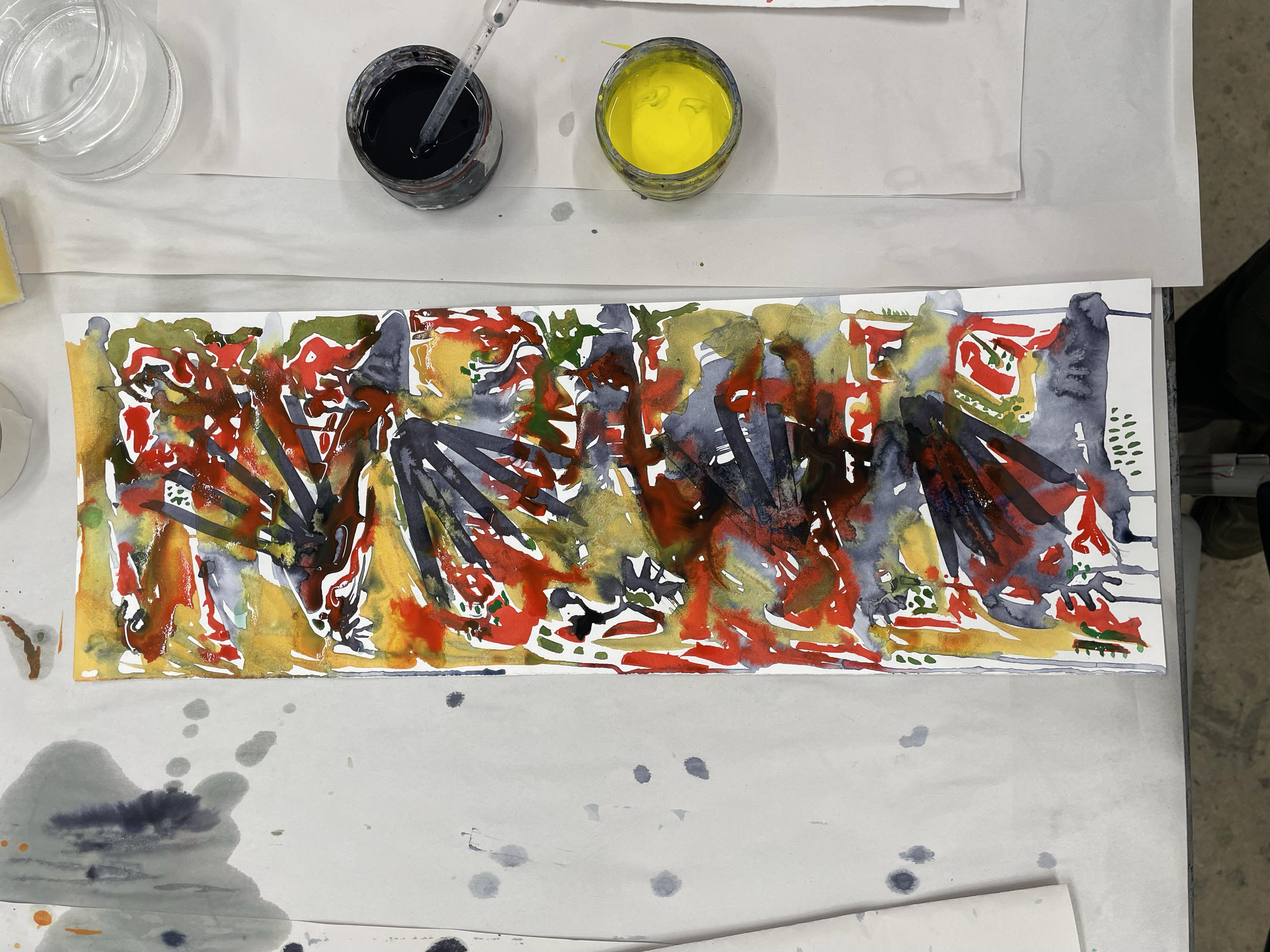 Week 2: Playing with inks