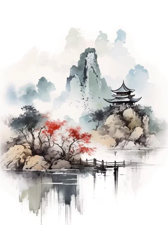 Illustrazione di una persona con i capelli corti che tiene una camera fotografica, con sfondo a strisce colorate rosa, arancione, blu e beige.