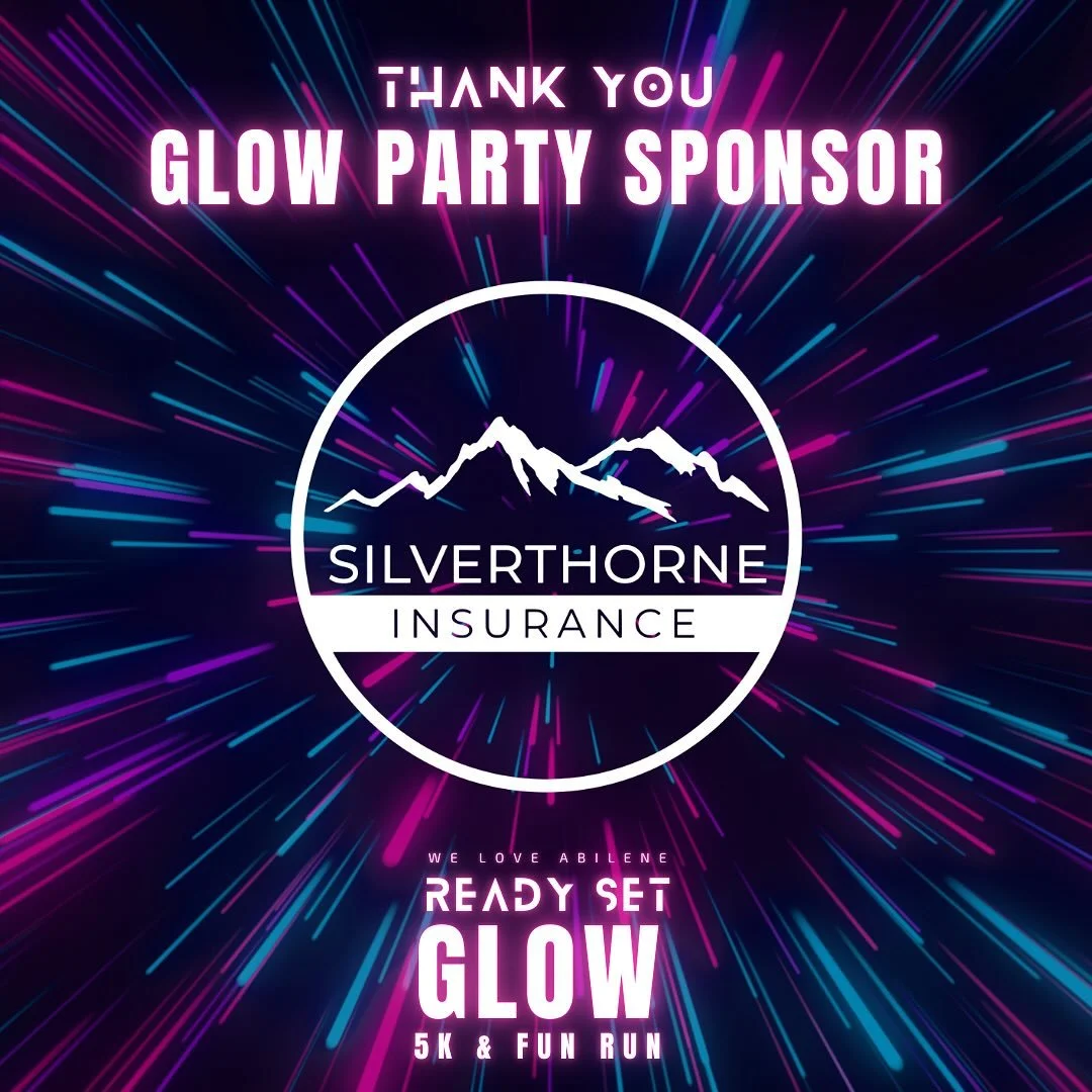 π We are just ONE WEEK away from the Ready, Set, Glow 5K & Fun Run!
The Glow Party wouldn’t be the same without Silverthorne Insurance, our Glow Party Sponsor! After crossing the finish line, the fun keeps going with food trucks, kid-frie
