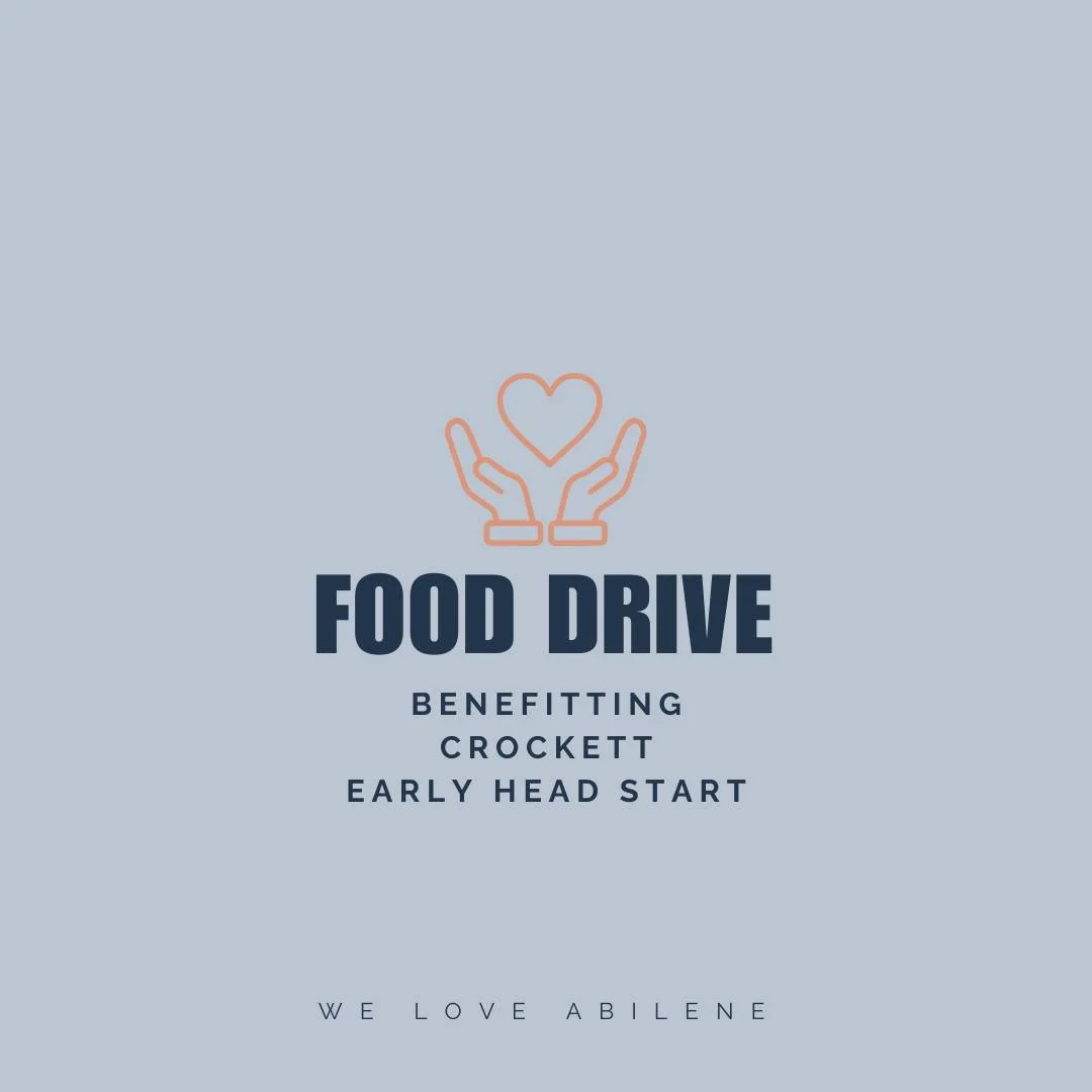 ✨We Need Your Help!✨

Crockett Early Head Start, which serves Abilene&rsquo;s most economically vulnerable families with infants and toddlers, is launching a holiday take-home food program in response to the challenges caused by the government shutdo