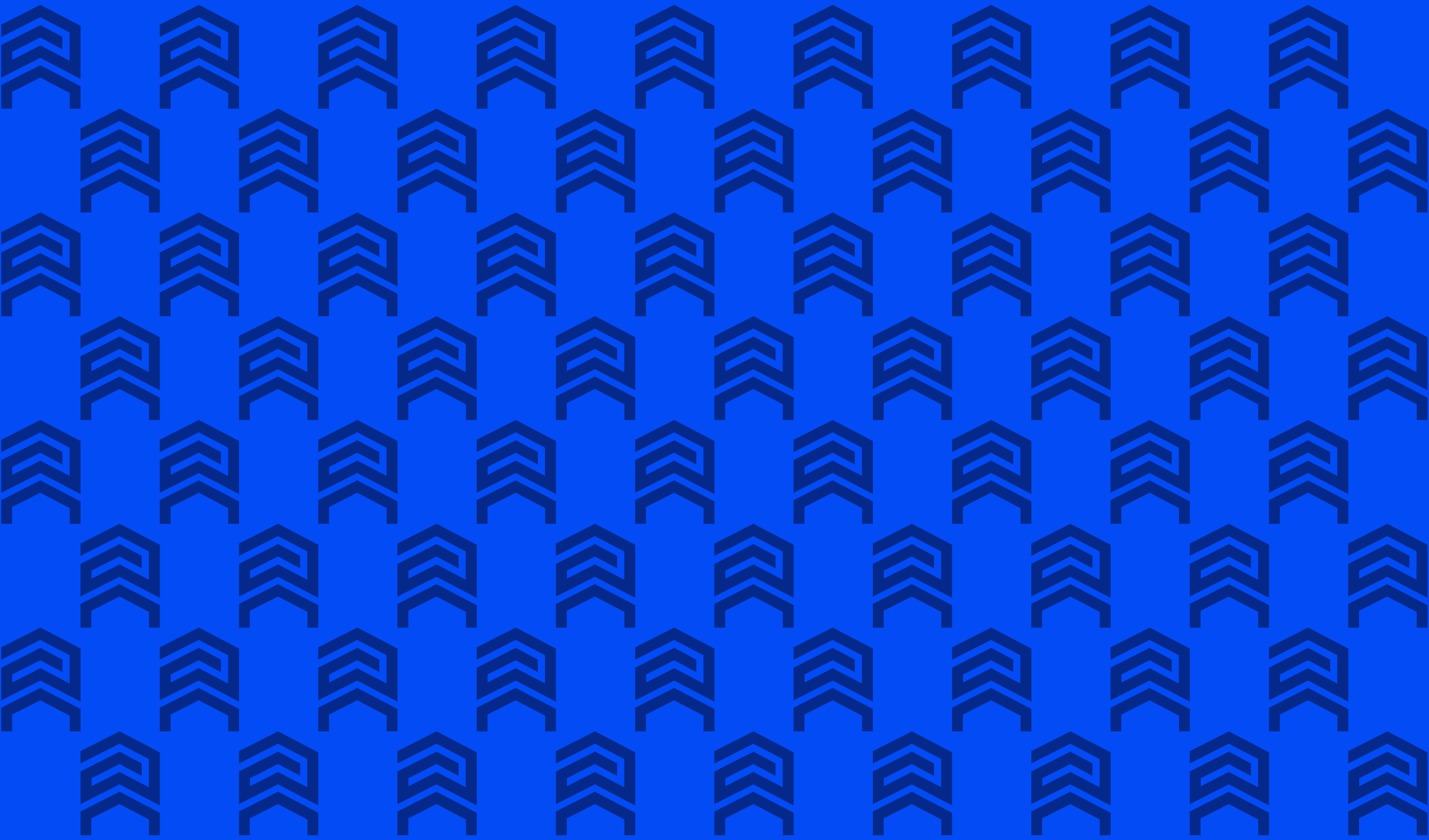 Full-bleed Apex Team brand pattern — geometric logo marks tiled across electric blue, demonstrating the real estate brand identity system at scale.