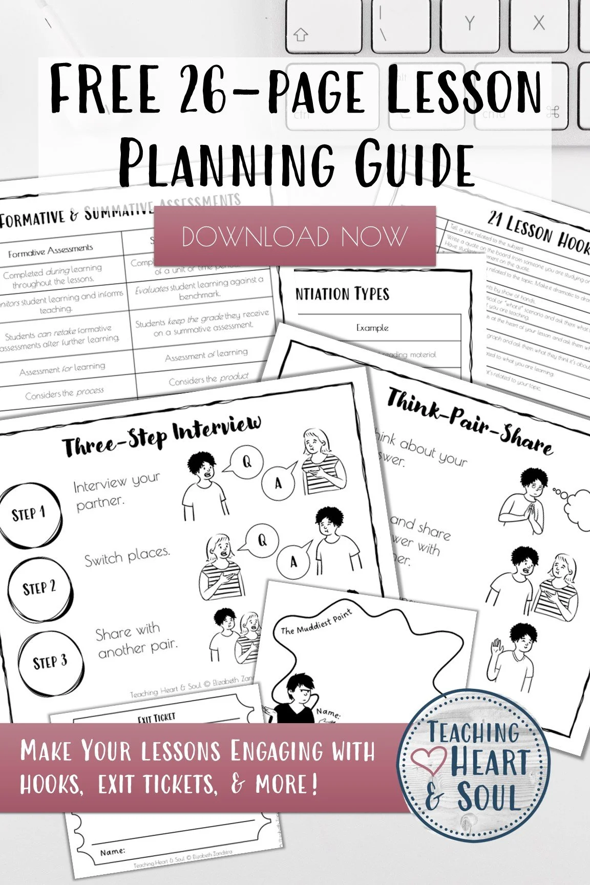 FREE Lesson Planning PDF — Teaching Heart & Soul