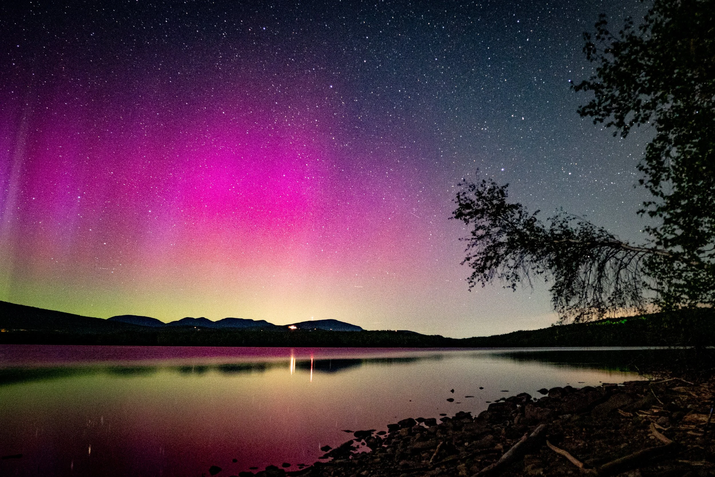 2024 Aurora Borealis, Catskill Mountains,NY