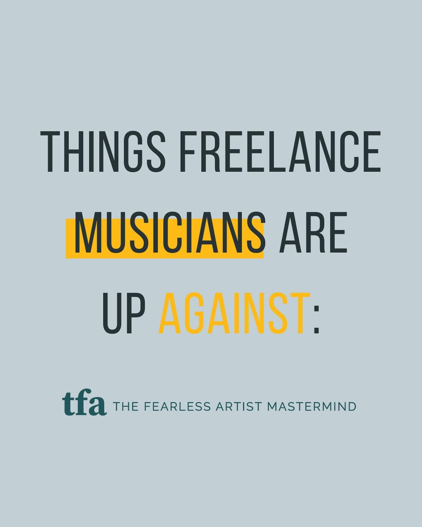 #Repost2023 🎉 Does this ring a bell? Yeah, us too. 🛎️

These are some of the things we have learned our community members struggle with daily.
Being a musician is not only about being good at your instrument. It comes with a whole set of complicate