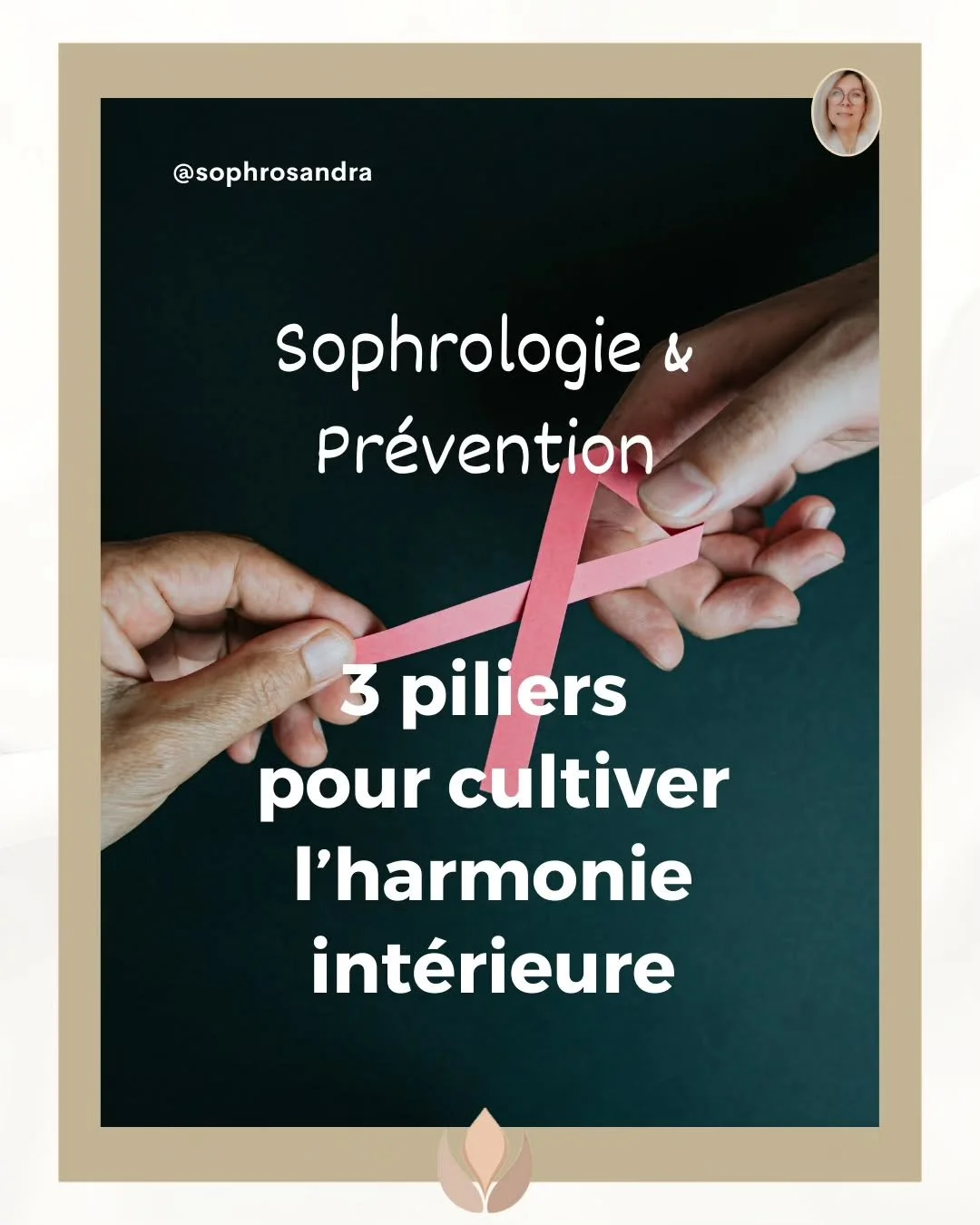 3 Piliers pour une pr&eacute;vention qui change tout. 🌸

Bien plus qu'un rendez-vous annuel, la pr&eacute;vention est une hygi&egrave;ne de vie holistique. 

Elle int&egrave;gre l'&eacute;coute du corps, le mouvement, l'alimentation ET l'harmonie &e