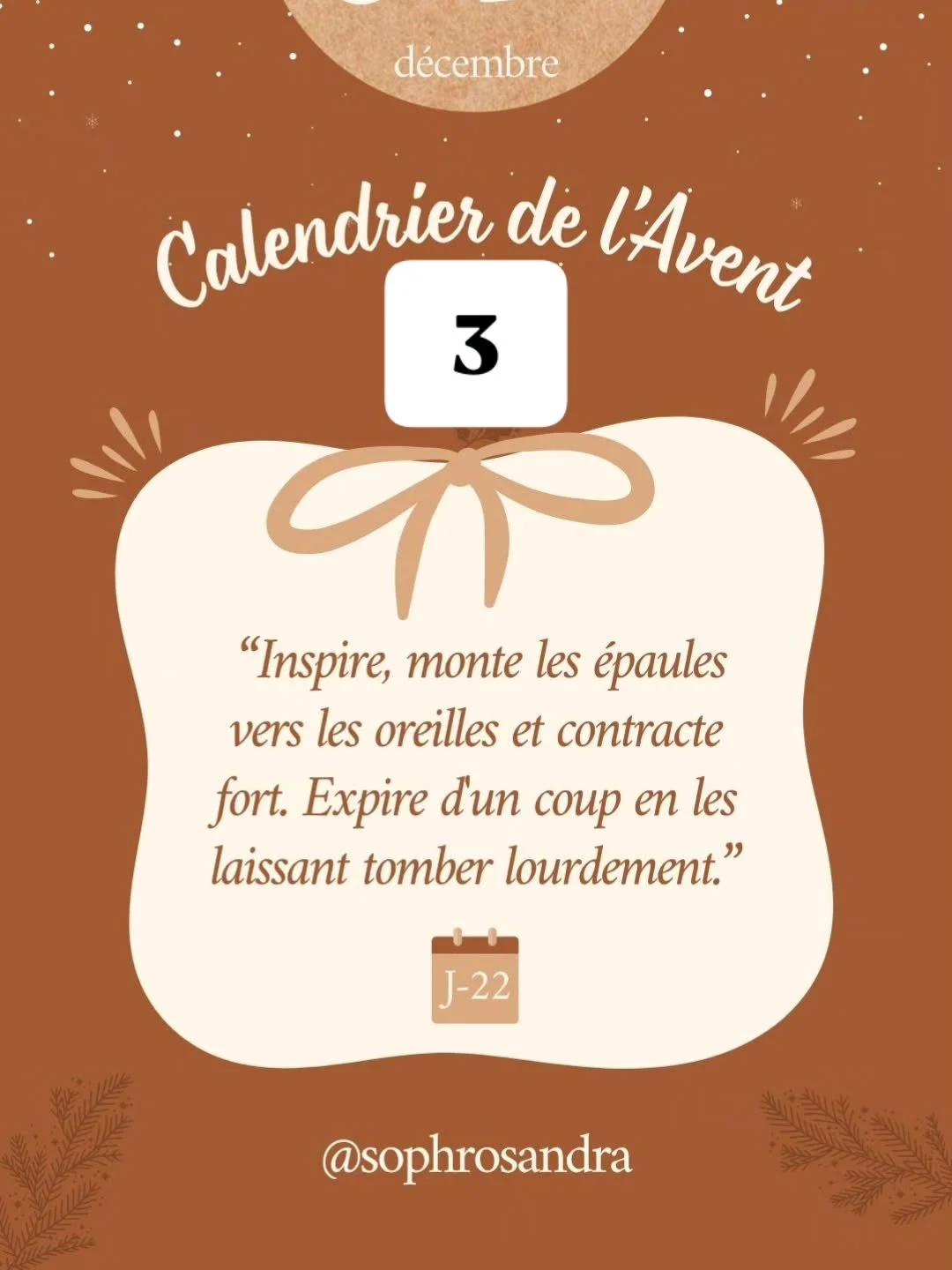 Tes &eacute;paules portent-elles le poids de tes &eacute;motions ?

Face &agrave; la maladie, les tensions s'installent souvent, notamment dans la nuque et les &eacute;paules. Un geste simple pour se lib&eacute;rer :

Inspire lentement par le nez. Mo