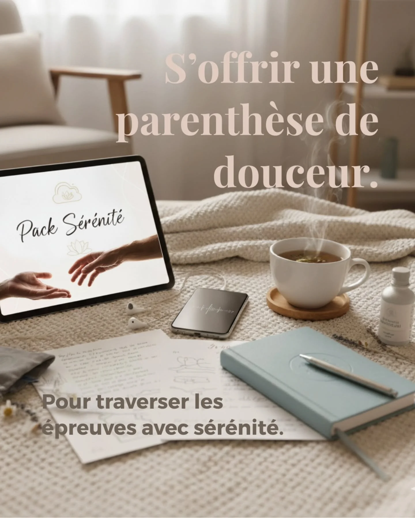 Et si vous vous autorisez 15 minutes de r&eacute;pit, l&agrave;, maintenant ?

Le quotidien avec la maladie, les rendez-vous m&eacute;dicaux et la charge mentale peuvent &eacute;puiser vos ressources. Parfois, on n'a ni l'&eacute;nergie de se d&eacut