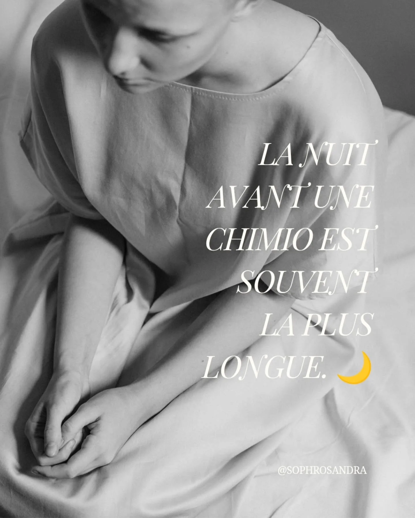 La nuit avant une chimio est souvent la plus longue. 🌙

Et si quelques minutes de sophrologie pouvaient changer votre fa&ccedil;on de la traverser ?

Dans mon nouvel article de blog, je vous partage 5 techniques concr&egrave;tes &agrave; pratiquer a