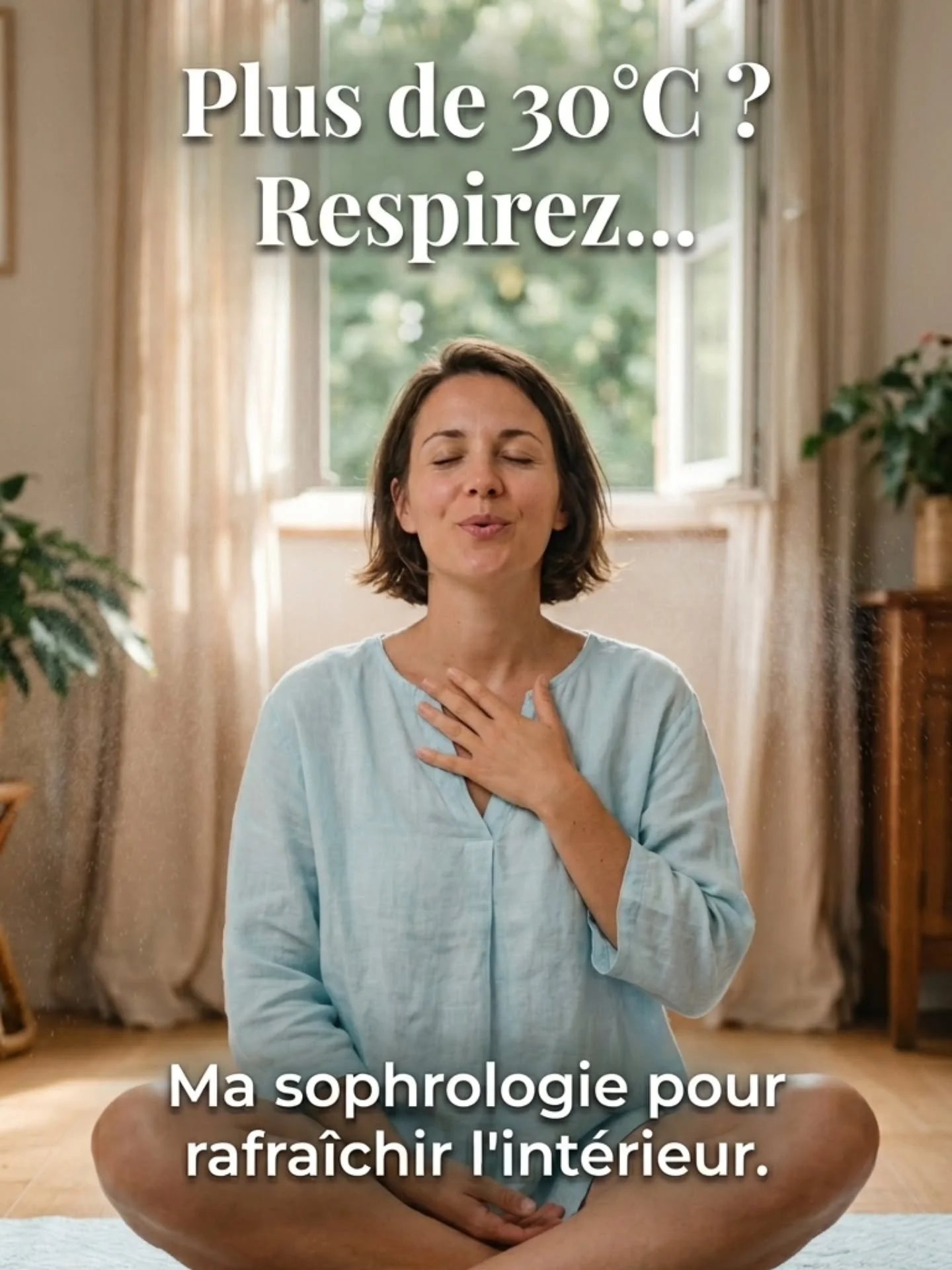 On a pass&eacute; la barre des 30&deg;C aujourd&rsquo;hui&hellip; Pour beaucoup, c'est le signal des terrasses et des barbecues. Mais je sais que pour toi, derri&egrave;re tes volets clos, ce pic de chaleur pr&eacute;coce ressemble plut&ocirc;t &agra