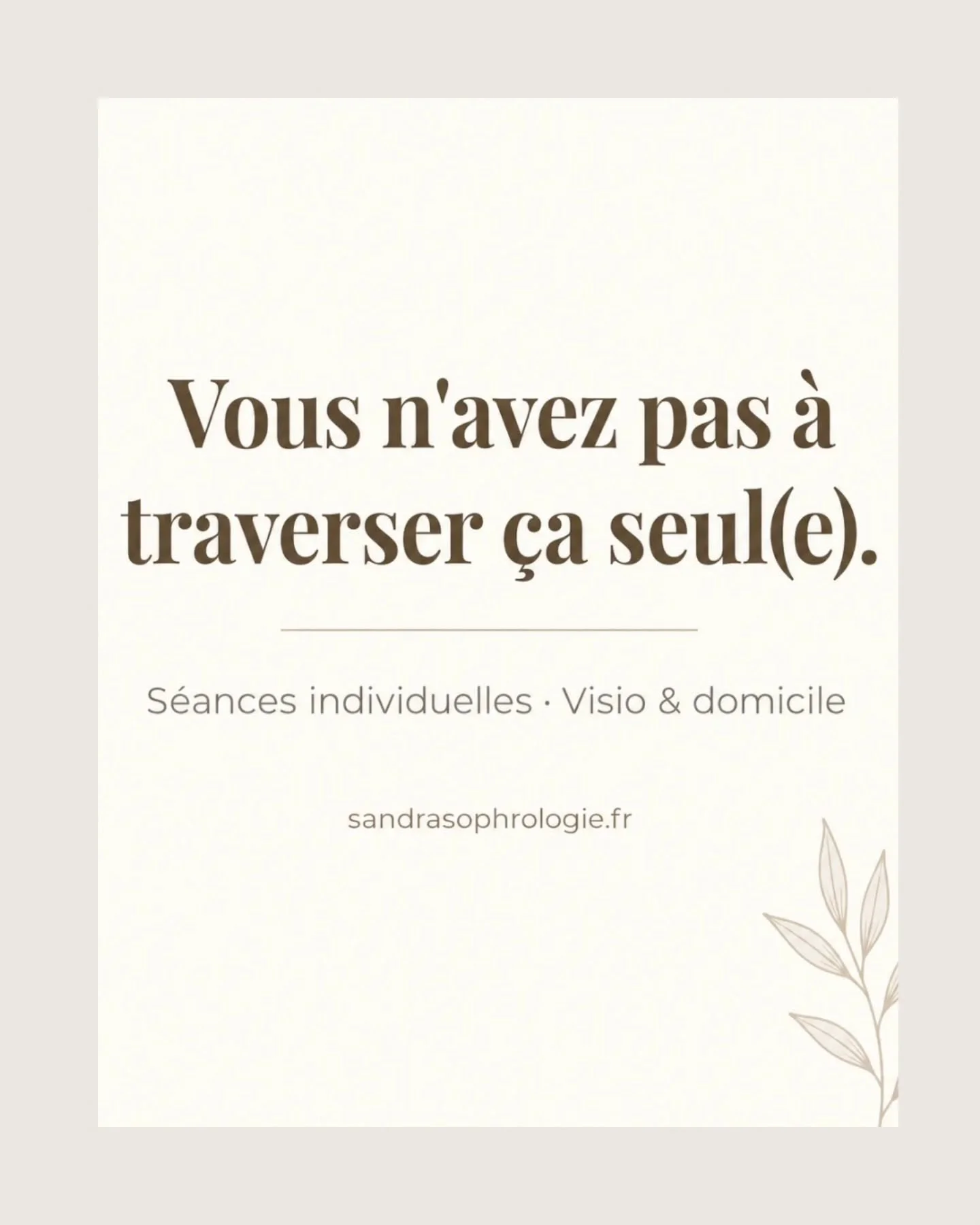 Vous n'avez pas &agrave; traverser &ccedil;a seul(e). 🤍

La maladie bouleverse tout.
Le calendrier. L'&eacute;nergie. Les priorit&eacute;s.

Et parfois, l'id&eacute;e m&ecirc;me de se d&eacute;placer pour aller chercher de l'aide
devient une charge 