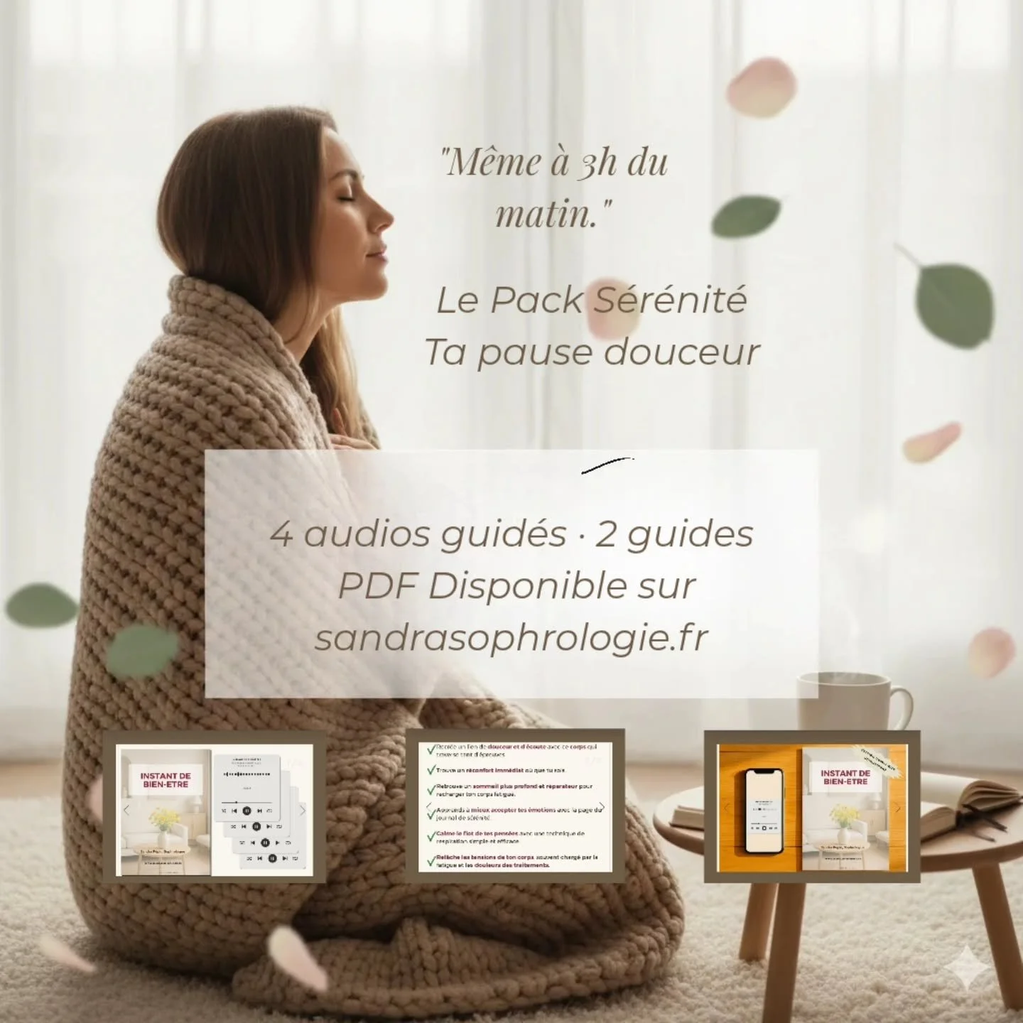 Parce que la douceur devrait &ecirc;tre accessible &agrave; tout moment.
M&ecirc;me &agrave; 3h du matin quand le sommeil ne vient pas. 🌙
M&ecirc;me en salle d'attente avant les r&eacute;sultats.
M&ecirc;me dans ces moments o&ugrave; personne autour