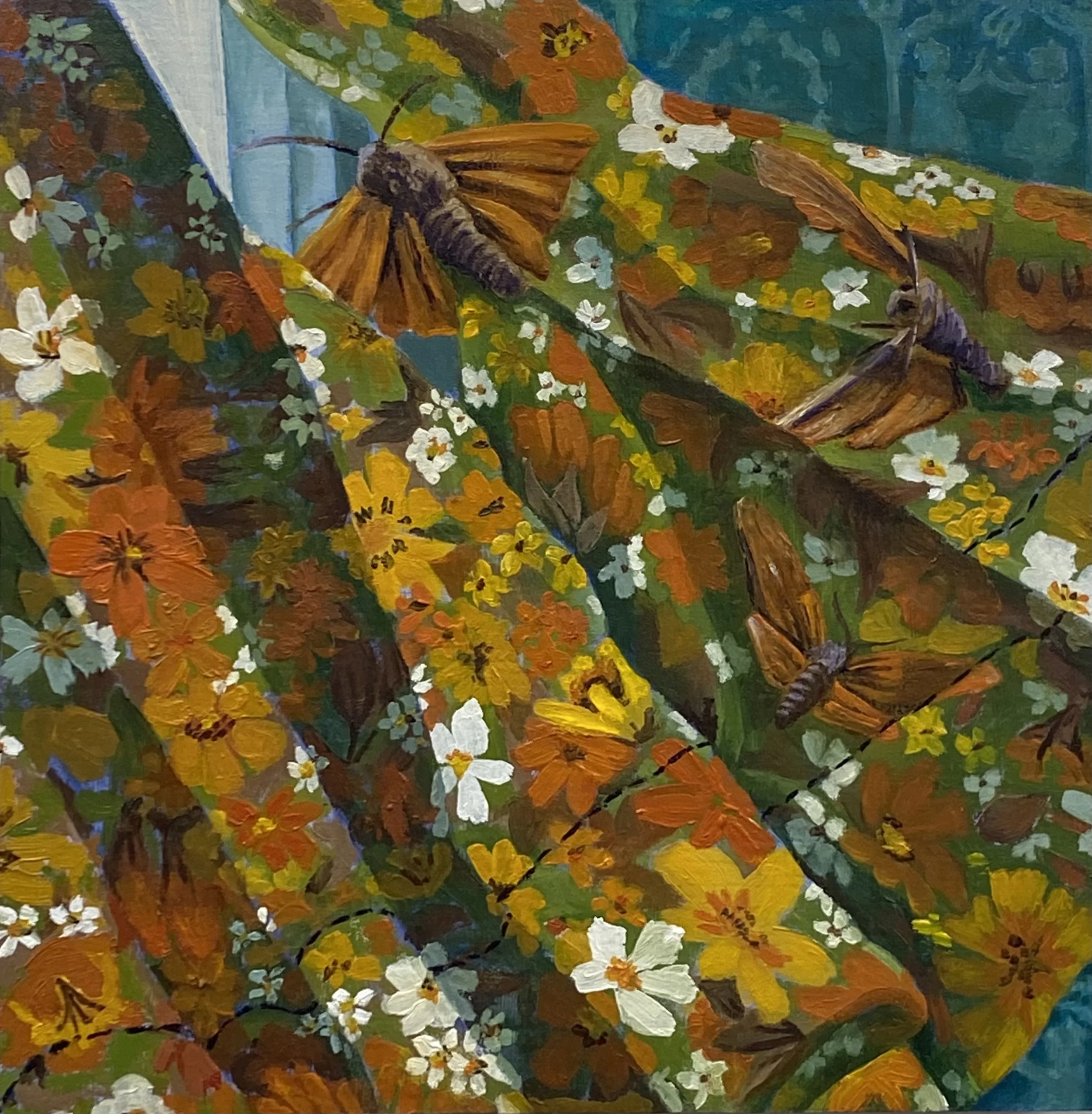 Untitled (Thinking about Freedom)
Oil on Panel
6" x 6"