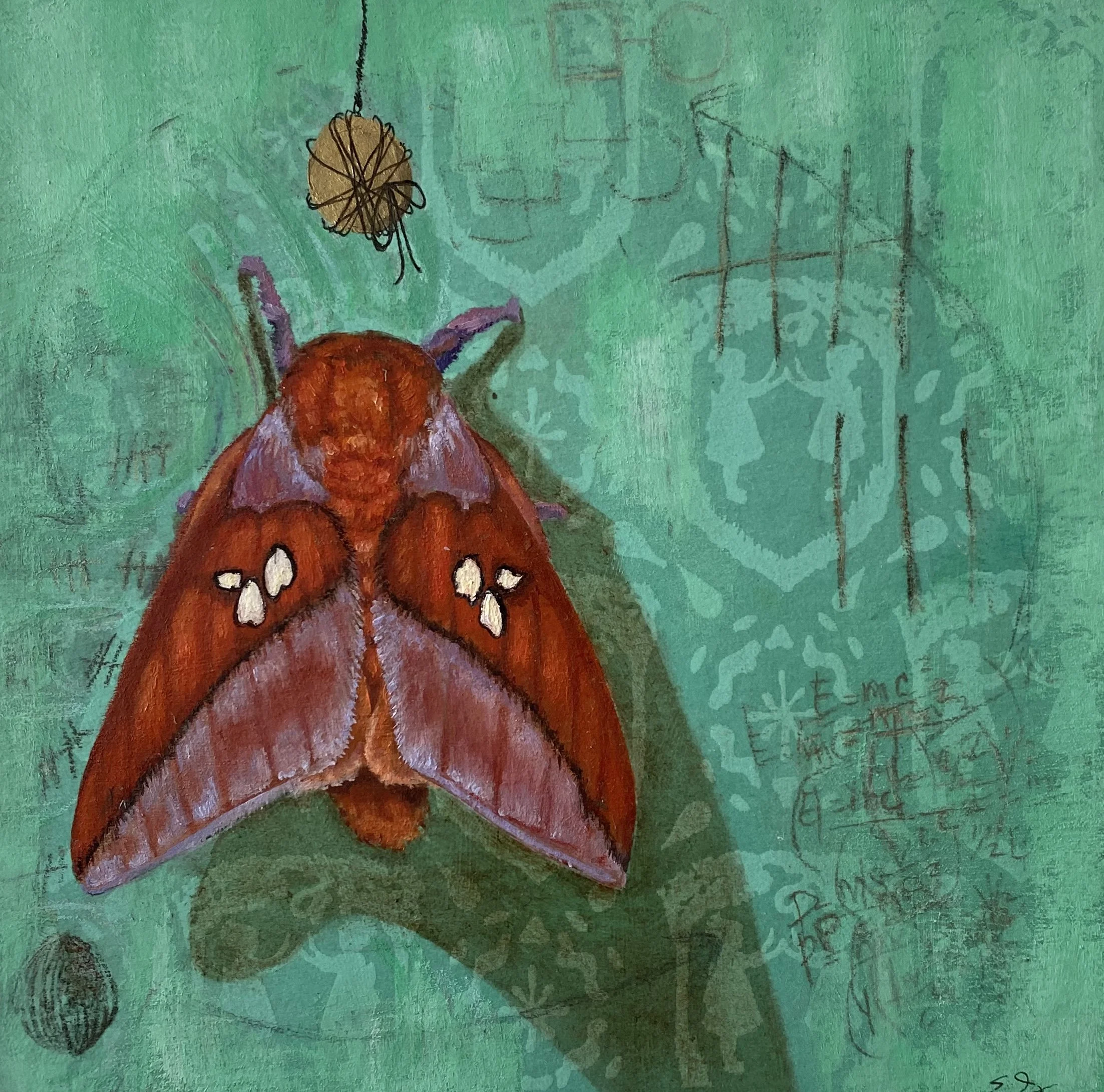 MOTHer
Mixed Media on Panel
6" x 6"