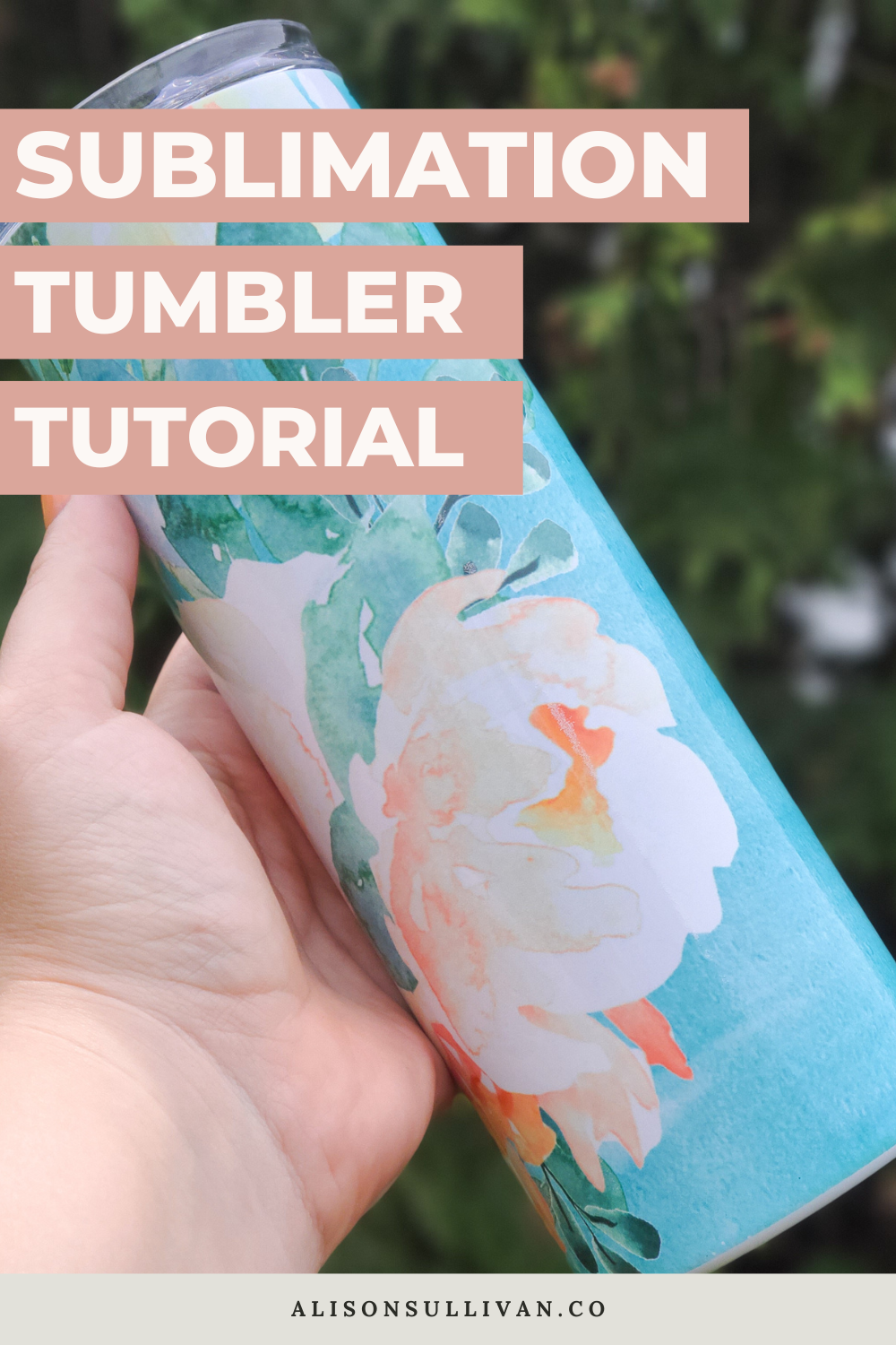 How to Sublimate Tumblers Using a TransPro Mug Press — Alison Crafts