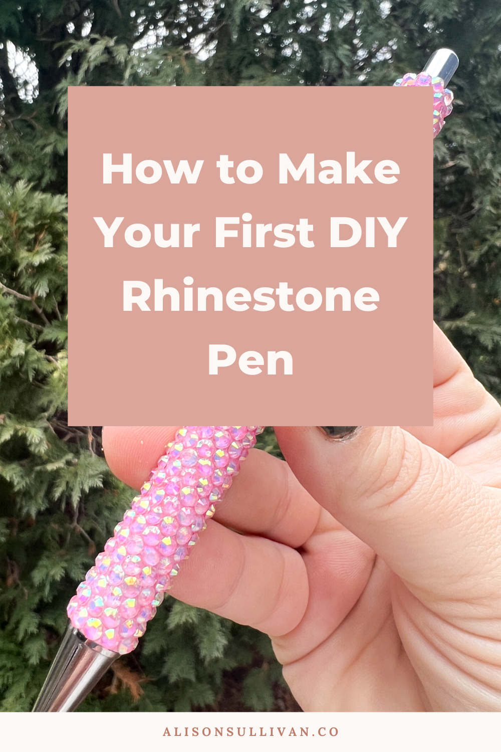 Handmade Glass Rhinestone Pen