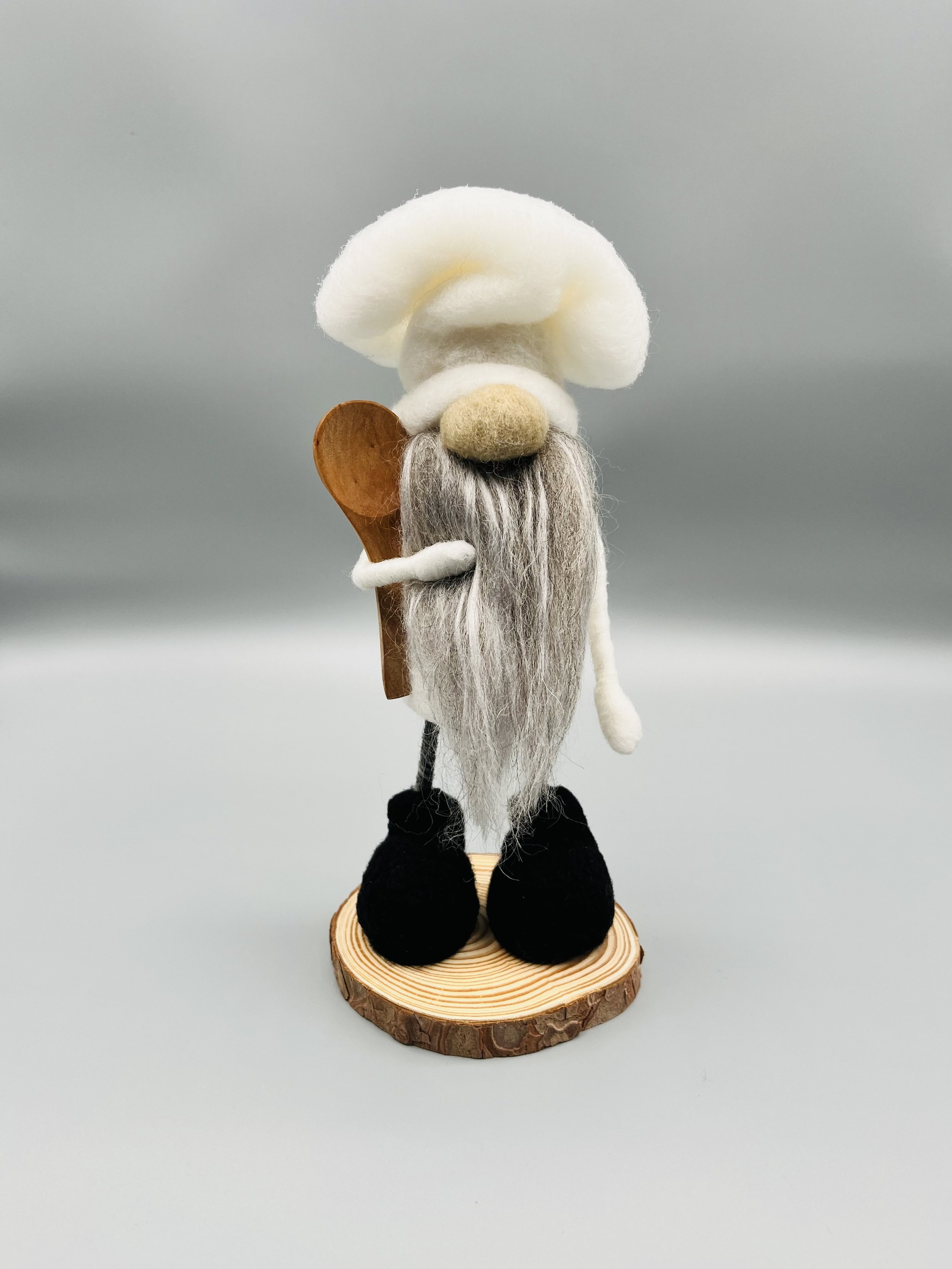 Gnome, chef gnome, kitchen gnome, spoon, wooden spoon
