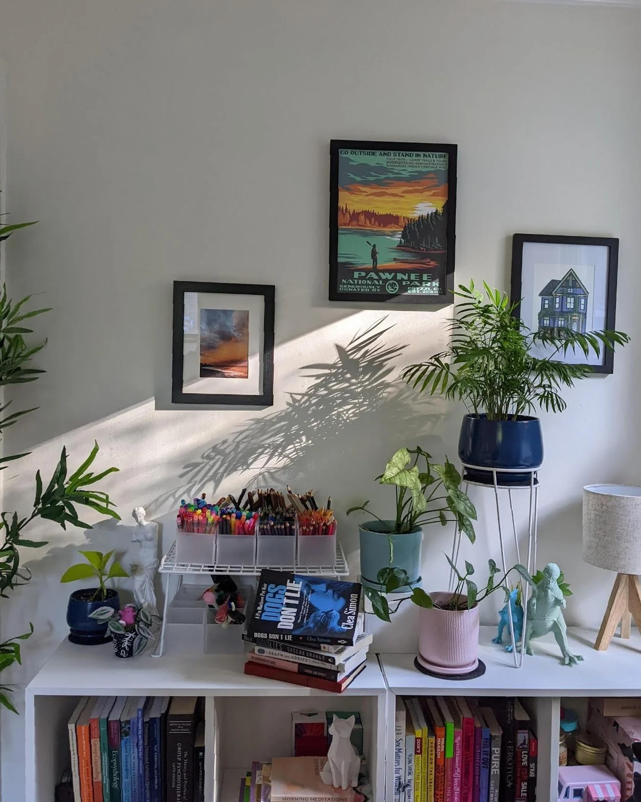 Books Plants Art