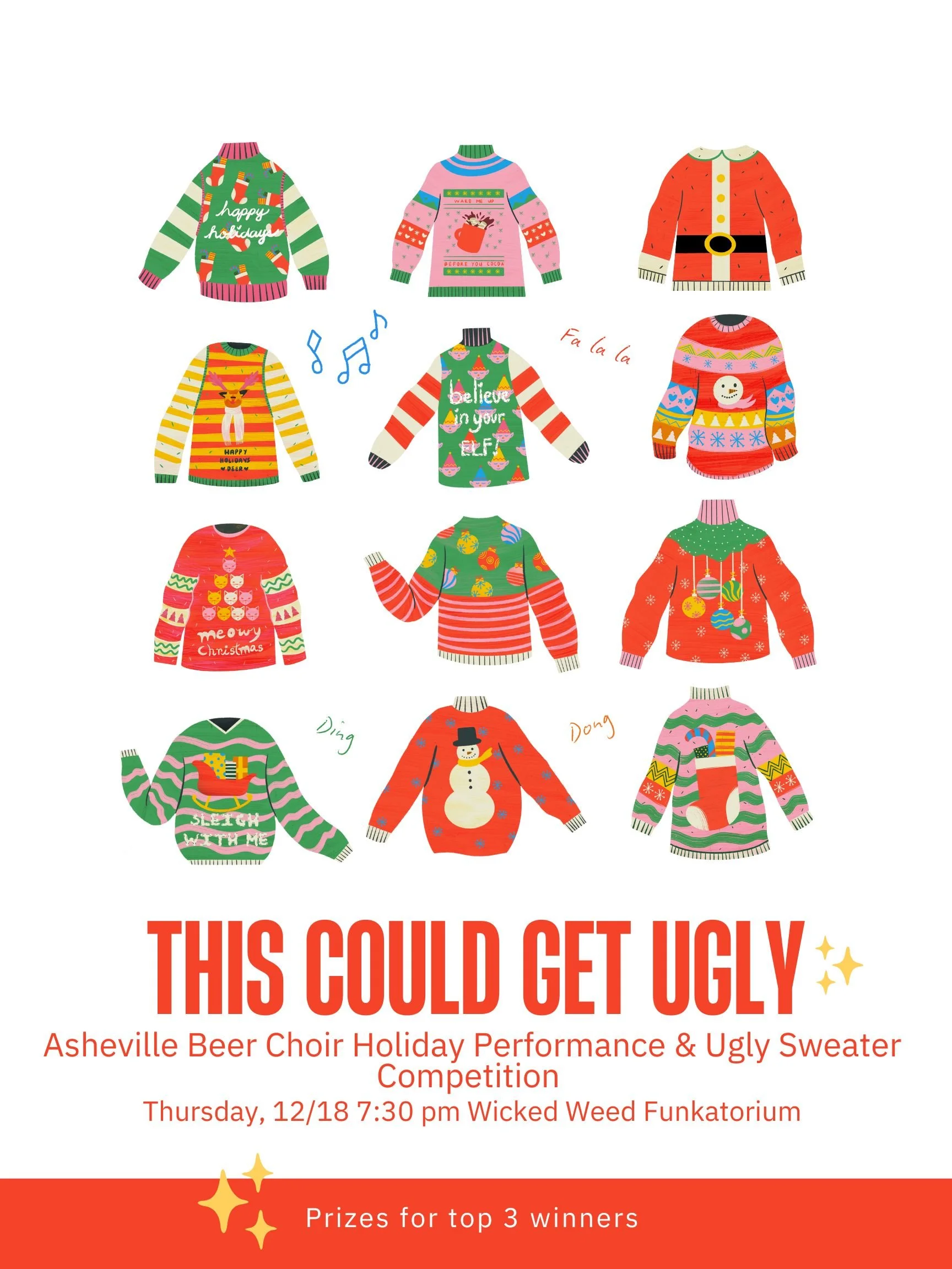 White and Red Minimal Ugly Sweater Christmas Party Poster (1).jpg