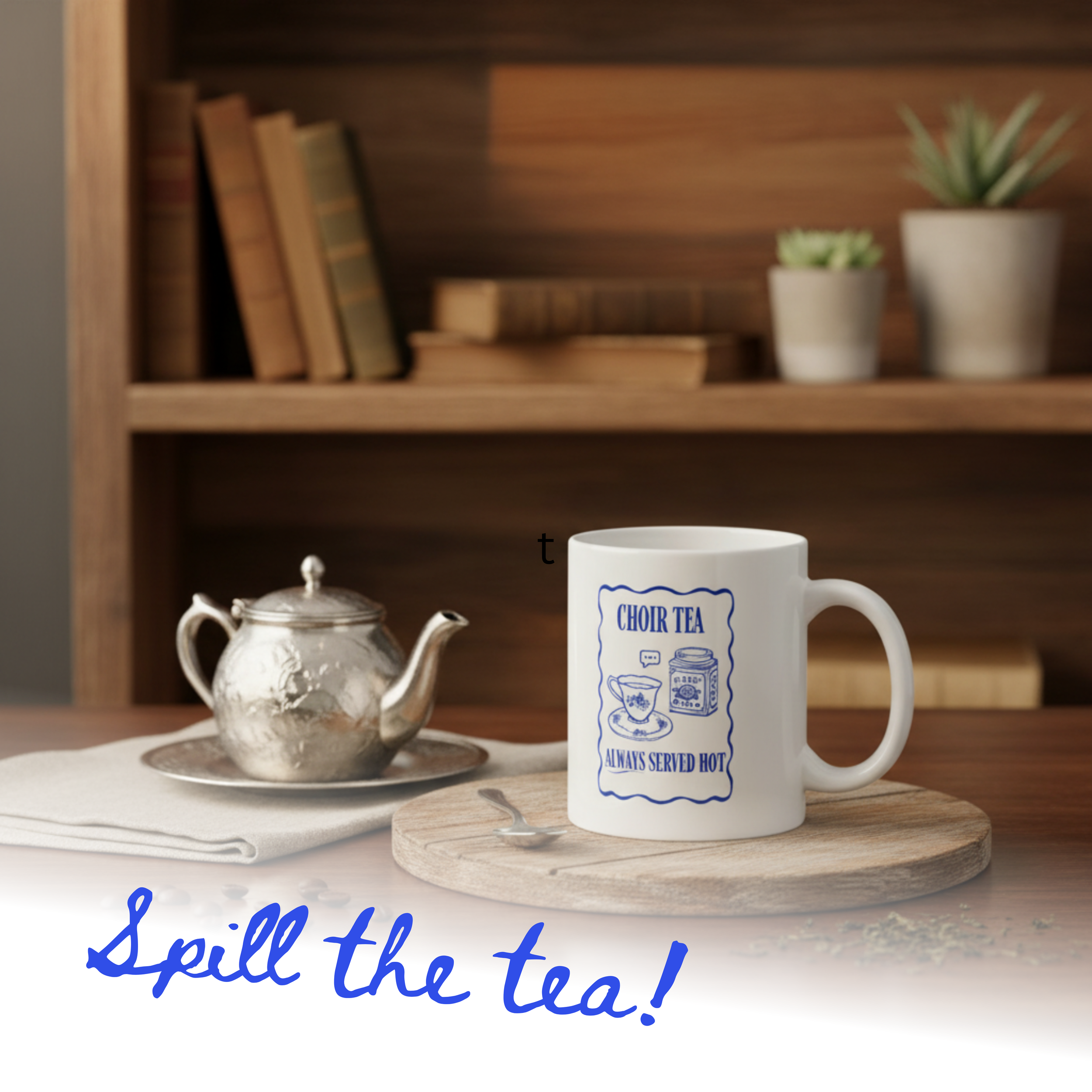 Choir Tea Always Served Hot Mug | Ceramic Tea Mug