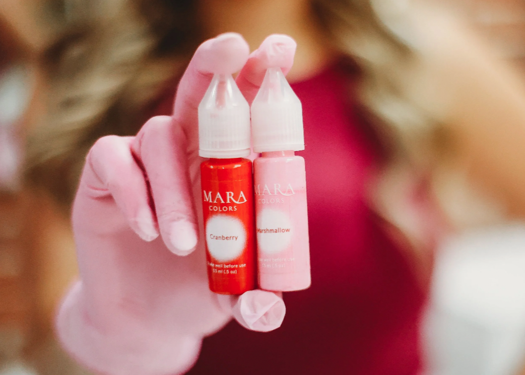 vials of permanent lip blush in Landisvlle