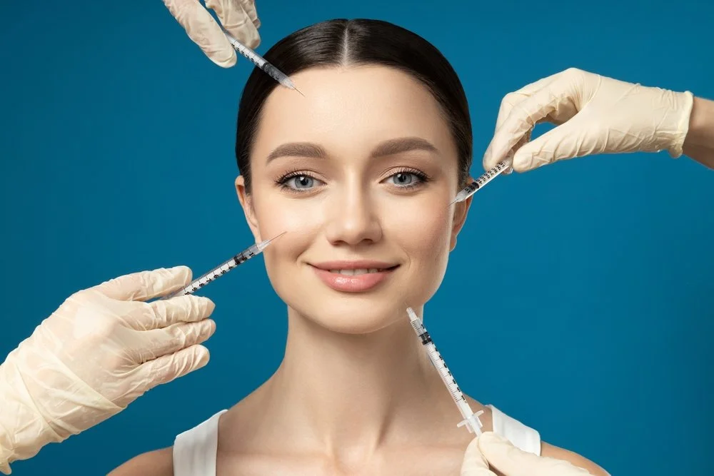woman with syringes of filler in Landisville