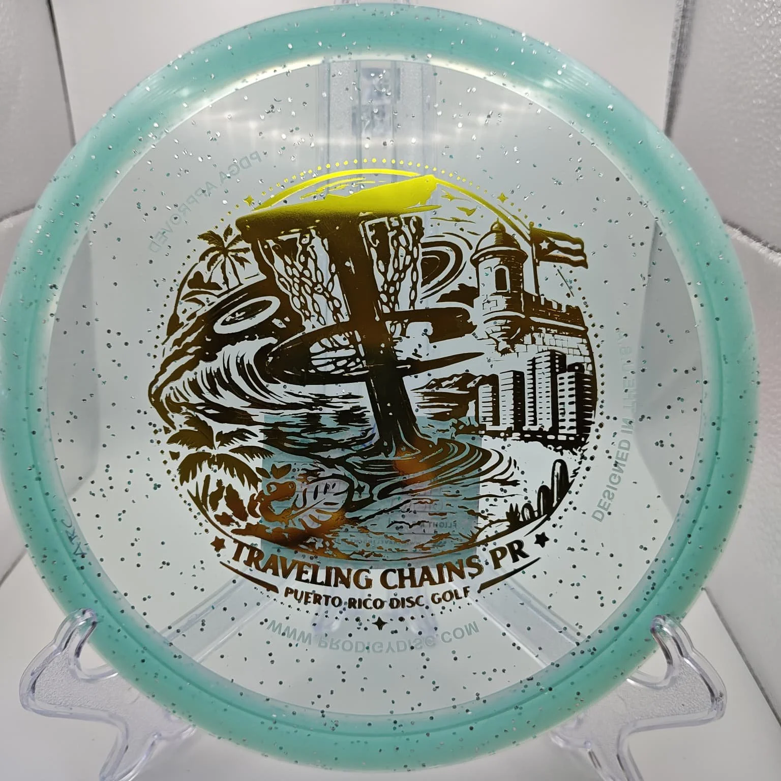 Prodigy Disc Archive Teal Gold Foil 180g front.jpeg