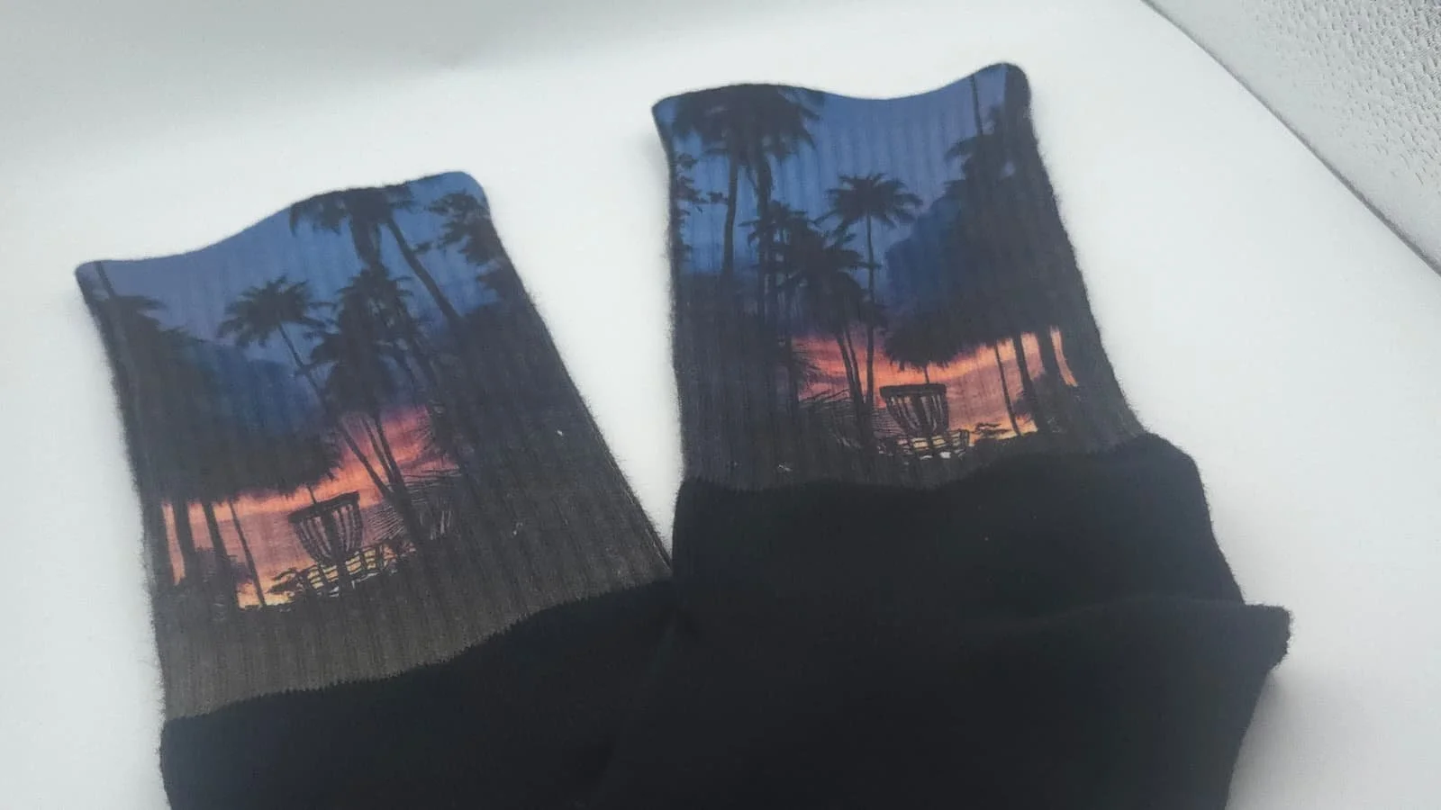 Playa Lucia Sunset - TCPR Disc Golf Socks