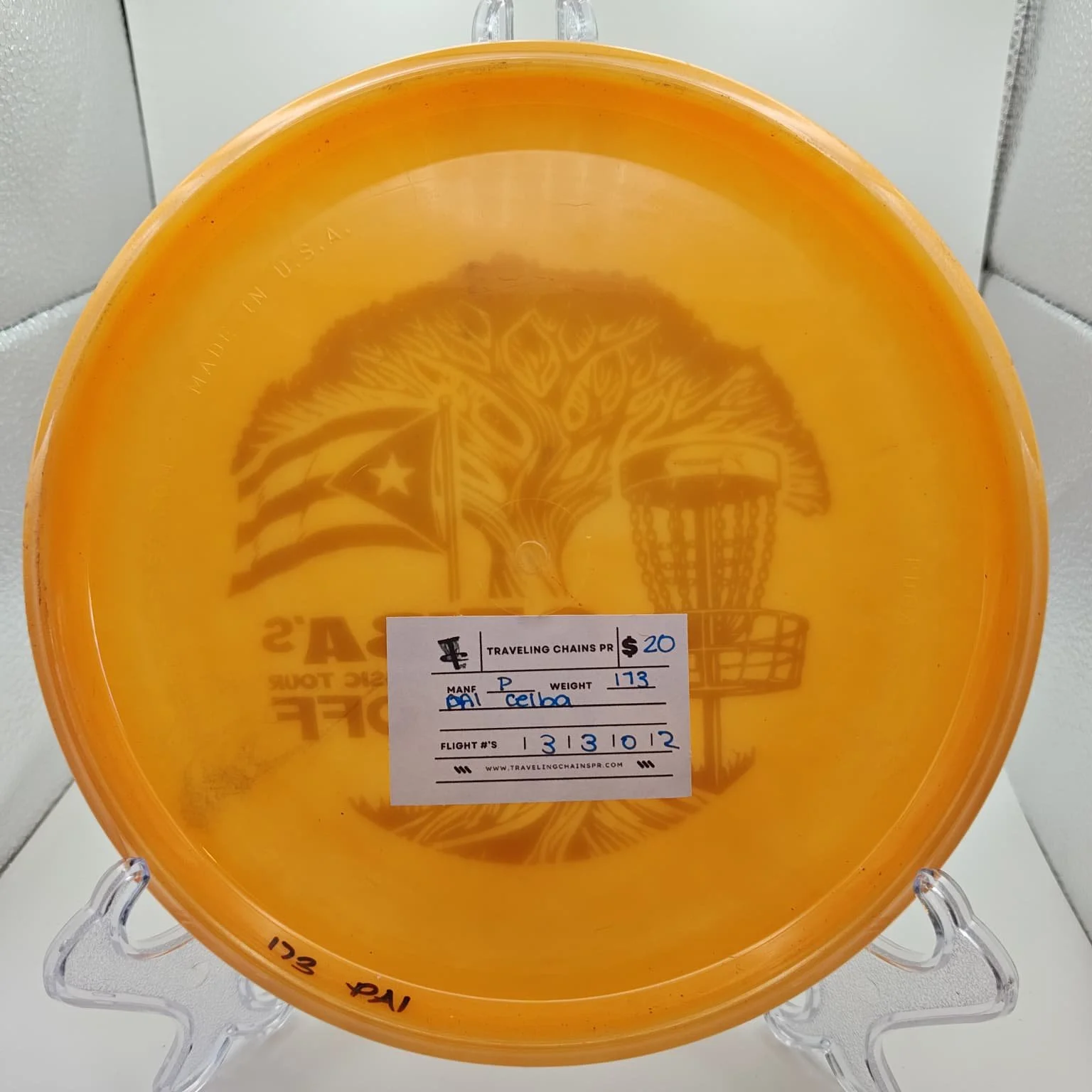 Prodigy Disc PA1 Ceiba Orange Black Foil 173g back.jpeg