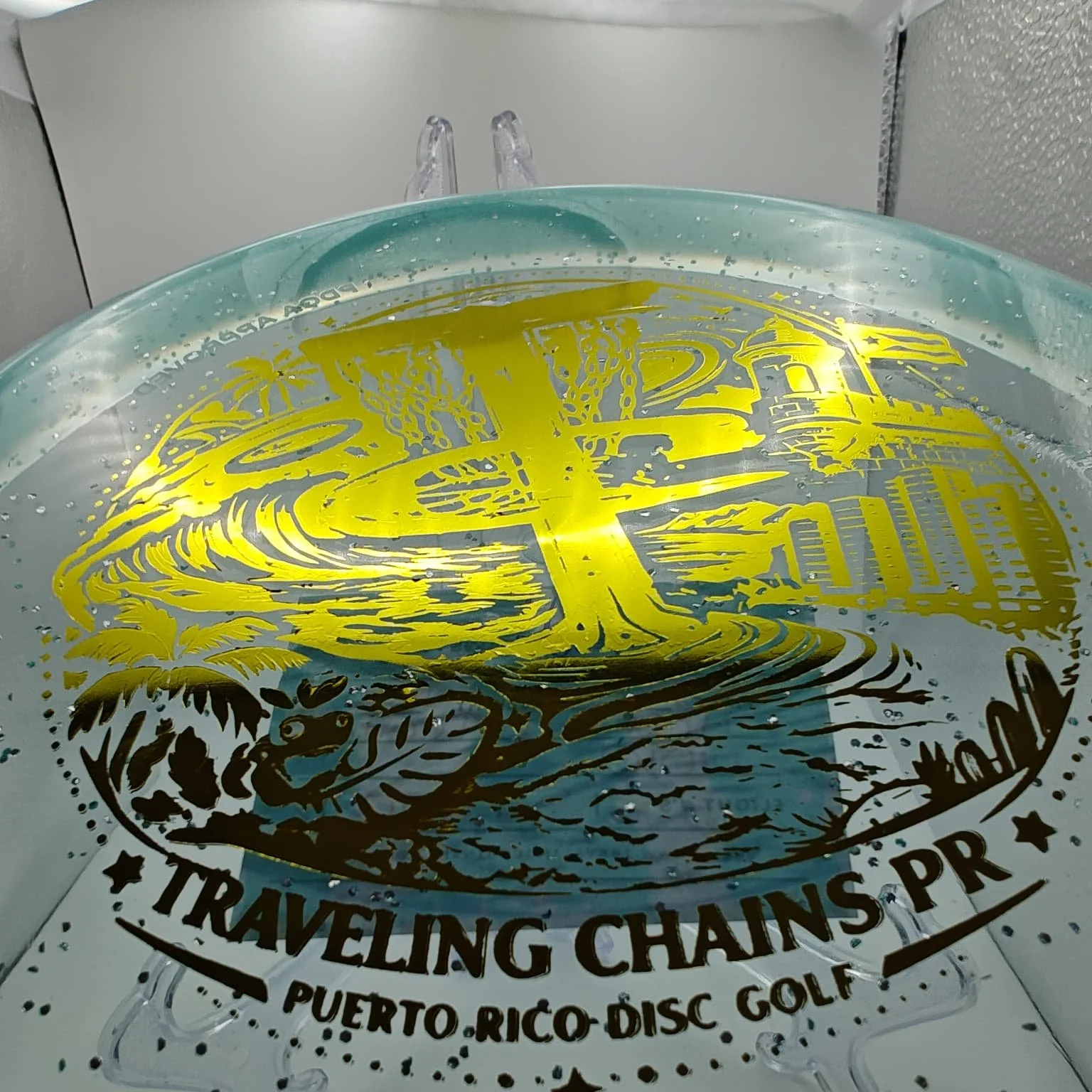 Prodigy Disc Archive Teal Gold Foil 180g detail.jpeg