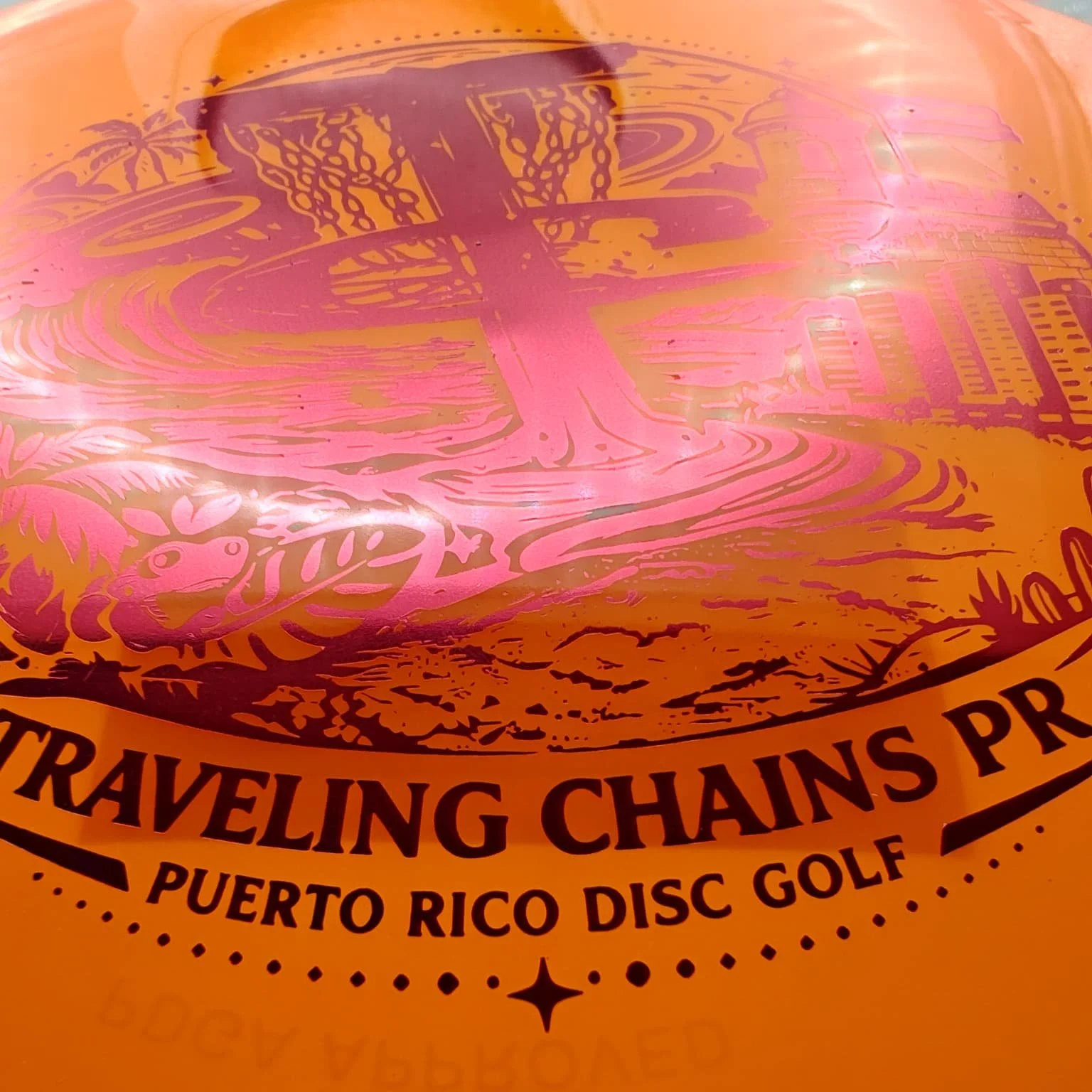 Prodigy Disc MX2 GLOW Orange Red Foil 175g detail.jpeg