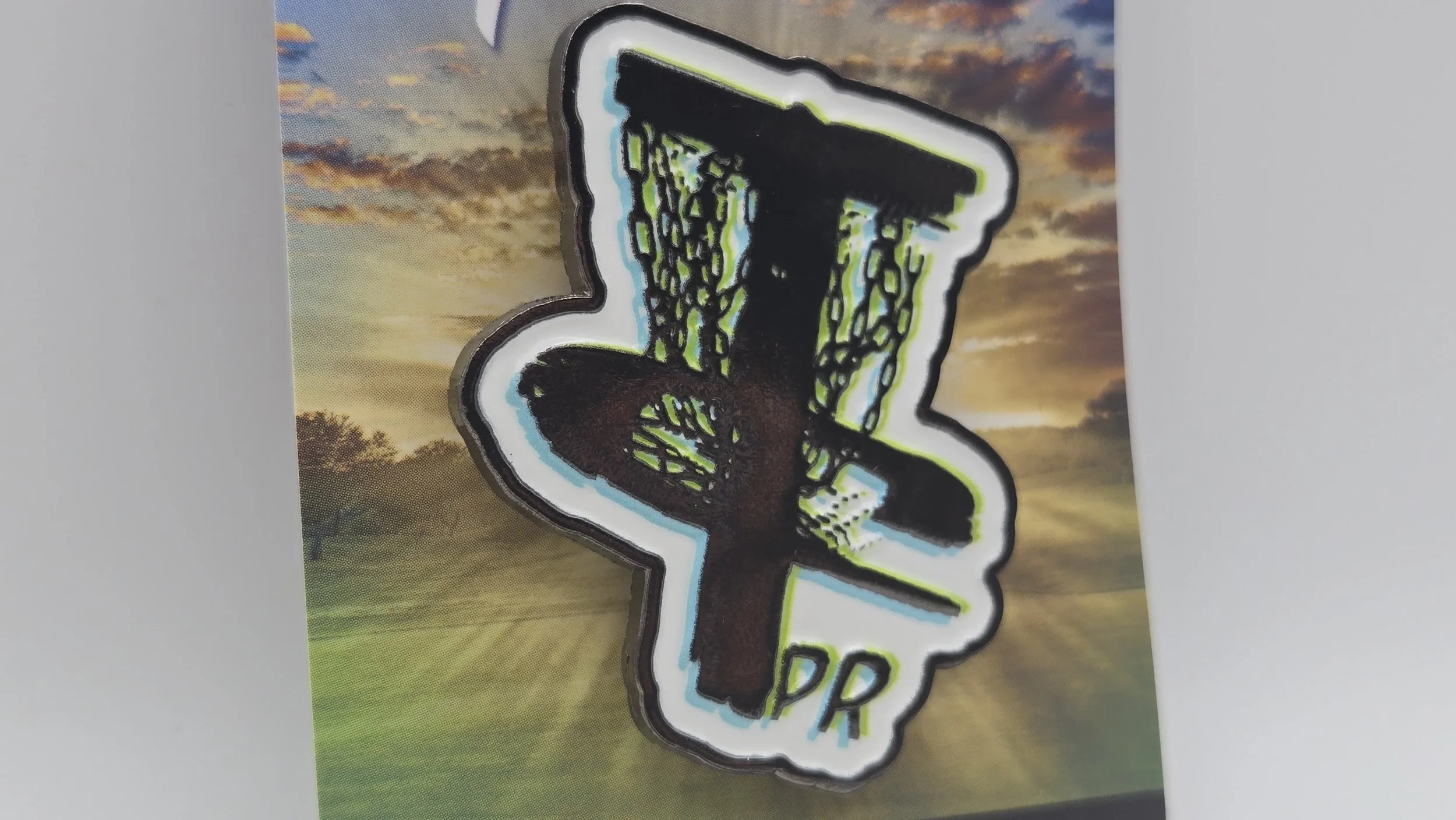 TCPR Logo Enamel 'Disc Golf Pins' Lapel Pin