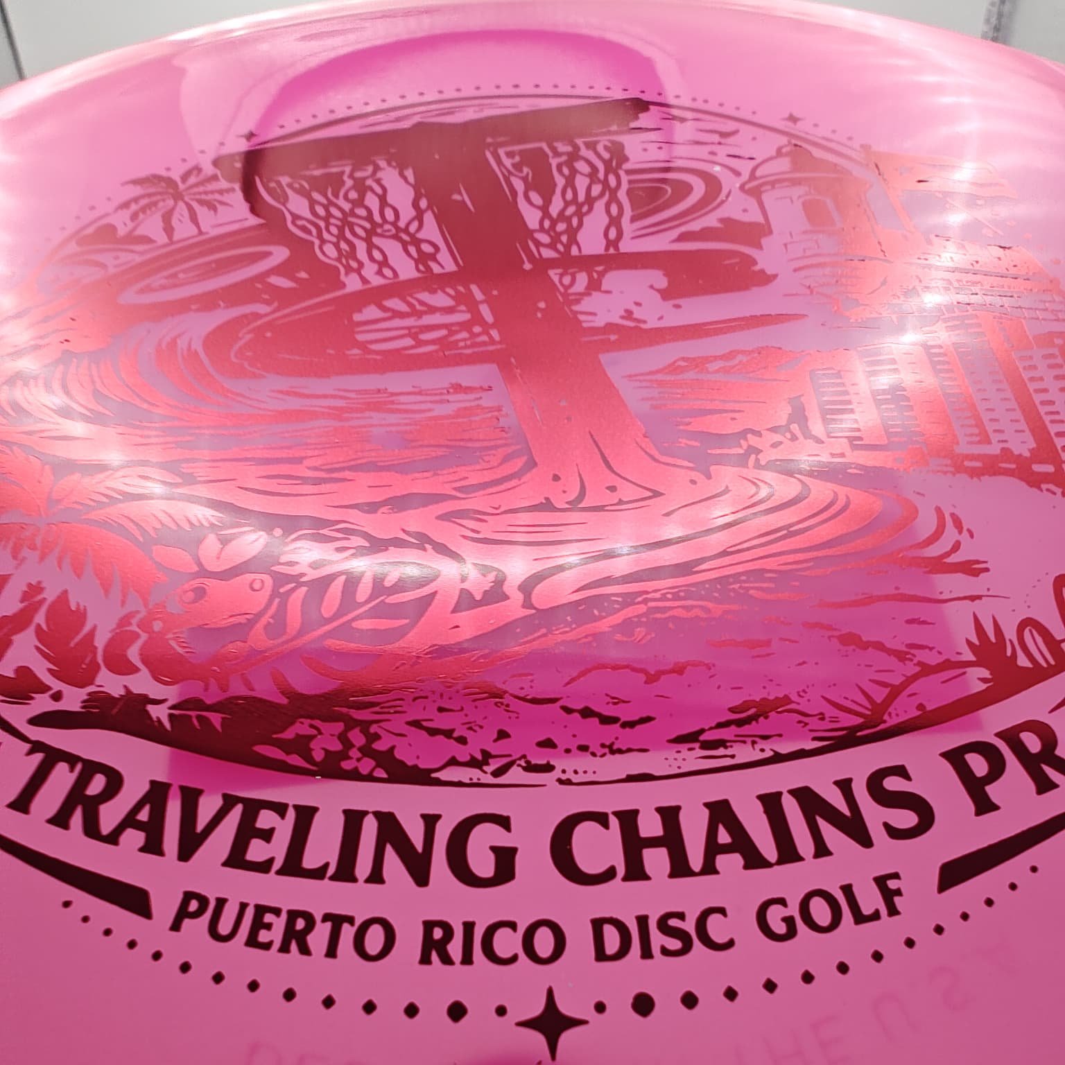 Prodigy Disc MX2 GLOW Pink Red Foil 175g detail.jpeg