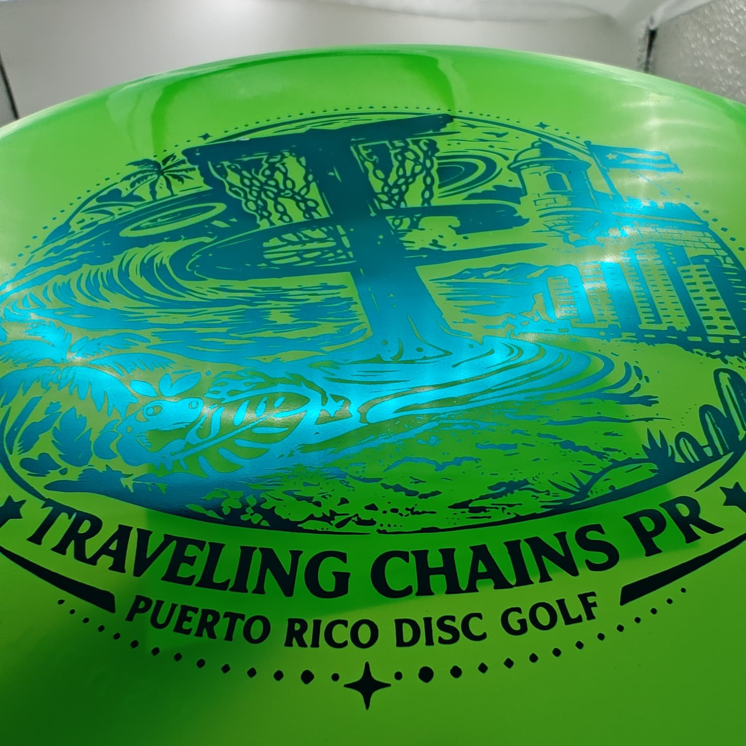 Prodigy Disc MX2 GLOW Green Blue Foil 174g detail.jpeg