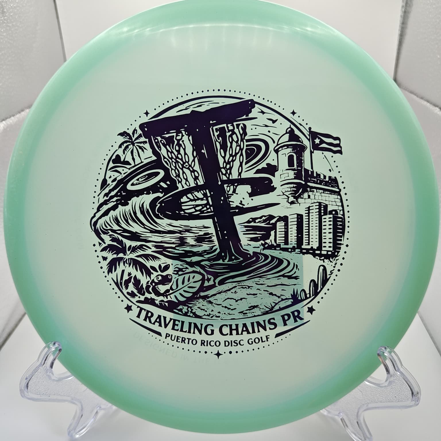 Prodigy Disc MX2 GLOW Teal Purple Foil 174g front.jpeg