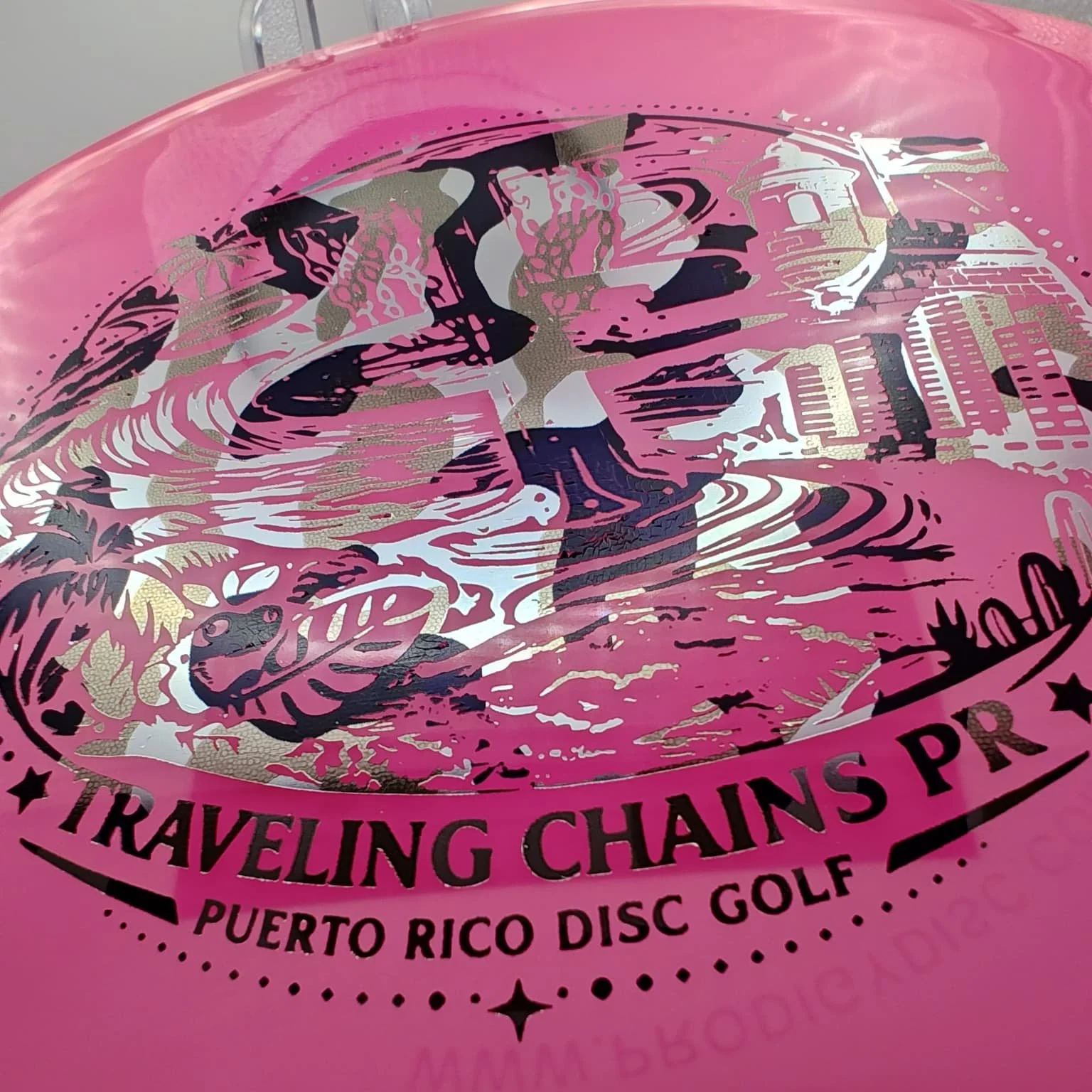 Prodigy Disc MX2 GLOW Pink Camo Foil 175g detail.jpeg