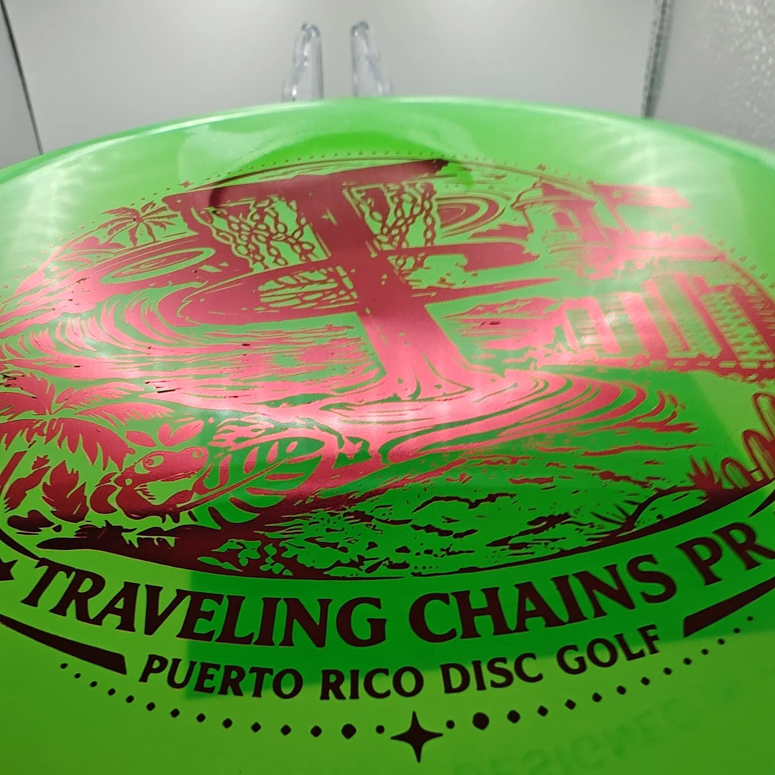 Prodigy Disc MX2 Green Red Foil 174g detail.jpeg