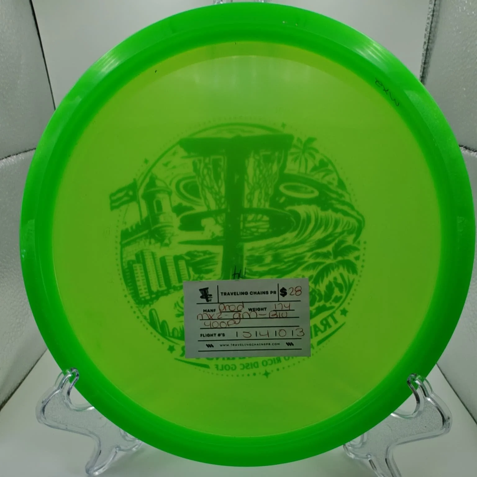 Prodigy Disc MX2 GLOW Green Blue Foil 174g back.jpeg
