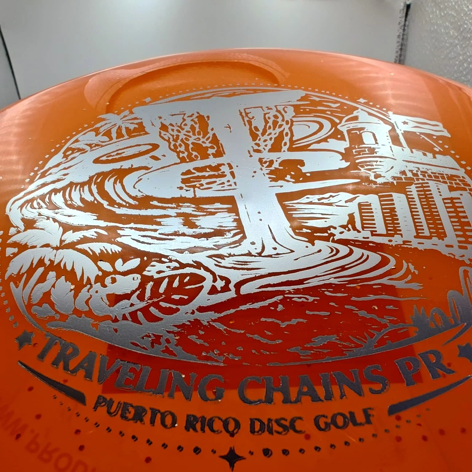 Prodigy Disc Archive Orange Silver Foil 180g detail.jpeg