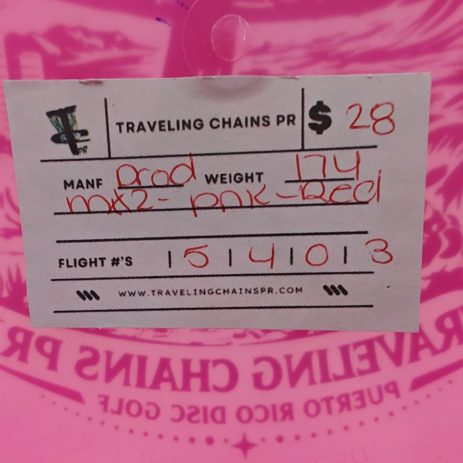 Prodigy Disc MX2 GLOW Pink Red Foil 175g sticker.jpeg