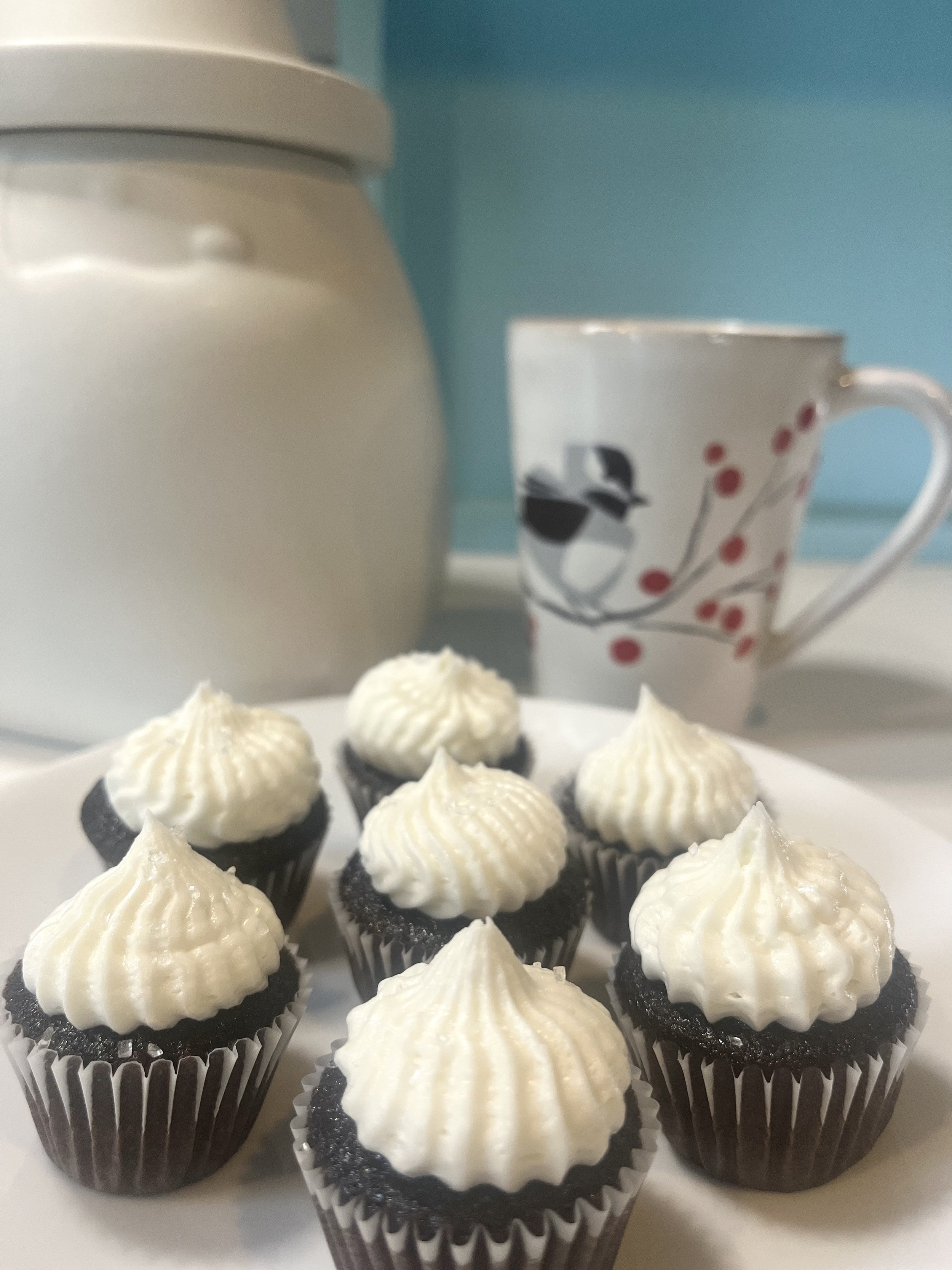 Mint Dark-Chocolate Cupcakes