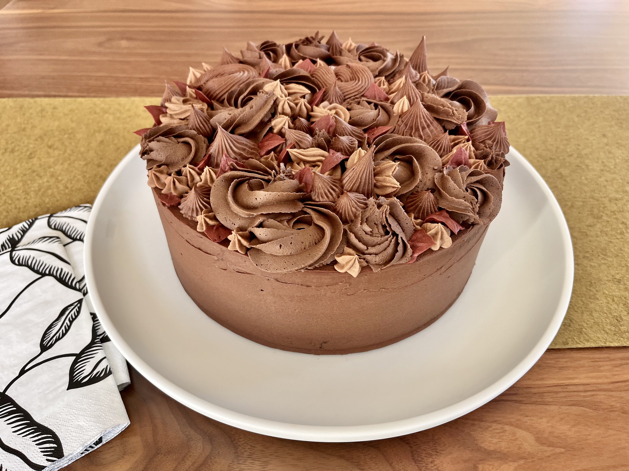 Chocolate-Lover’s Cake + Buttercream Frosting