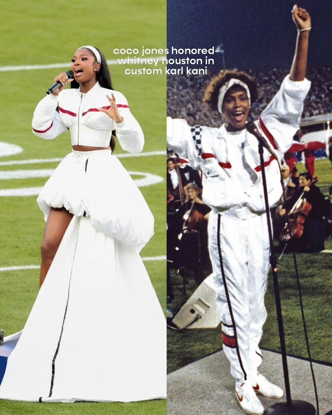 A real couple tied the knot on the halftime stage, powerful nods to heritage anchored every performance, and the game itself was&hellip; well, painfully anticlimactic. Luckily, the fashion carried. Here are some favorite looks worn by artists and ath