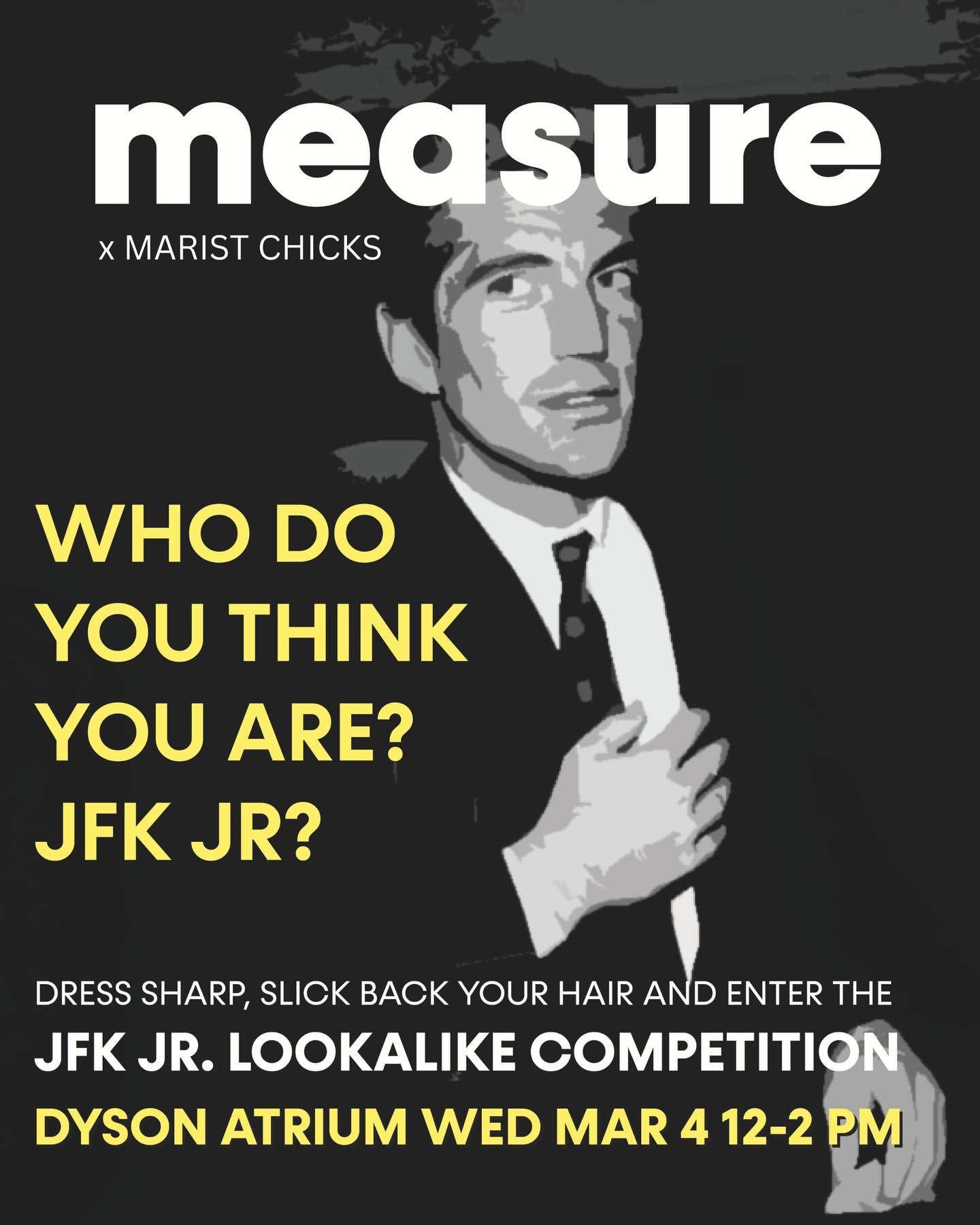 Sharpen those suits and slick that hair. We&rsquo;re going full Camelot.

This Wednesday, Dyson Atrium, 12&ndash;2 PM.

Come watch history repeat itself 😌🇺🇸