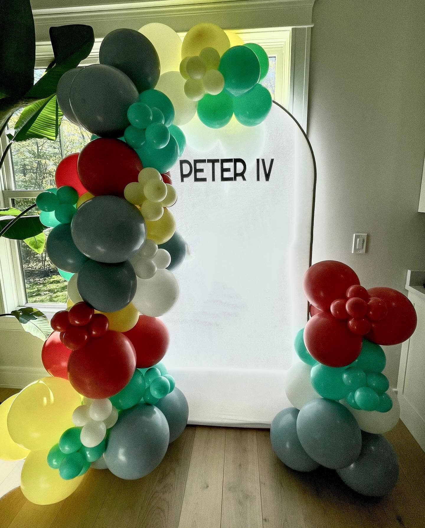 Happy first birthday to Peter! 🎉 All the fun colors for this one!