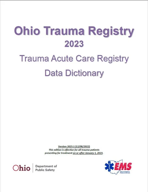 Trauma Registry Data Dictionary — COTS