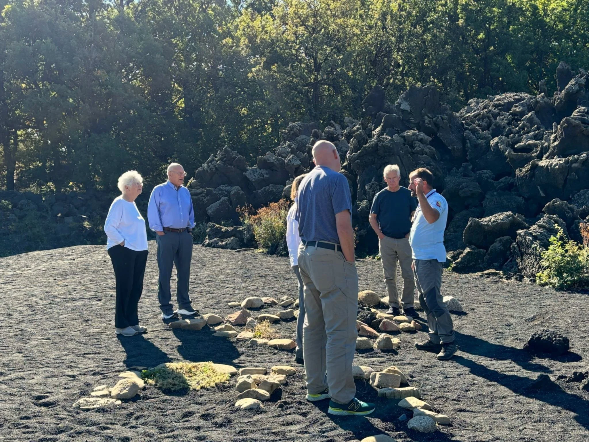 Mt. Etna dormant crater