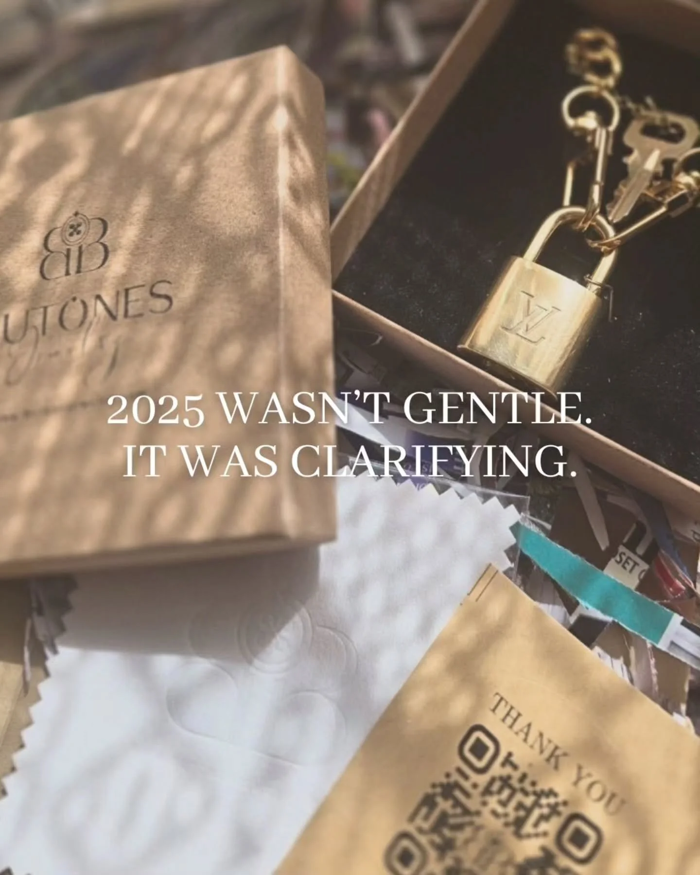 This year asked me to move with more intention, to honor my energy, and to choose what feels true over what feels familiar. I&rsquo;m grateful for the clarity that came through the slowing down, for the lessons, the quiet strength, and the space that